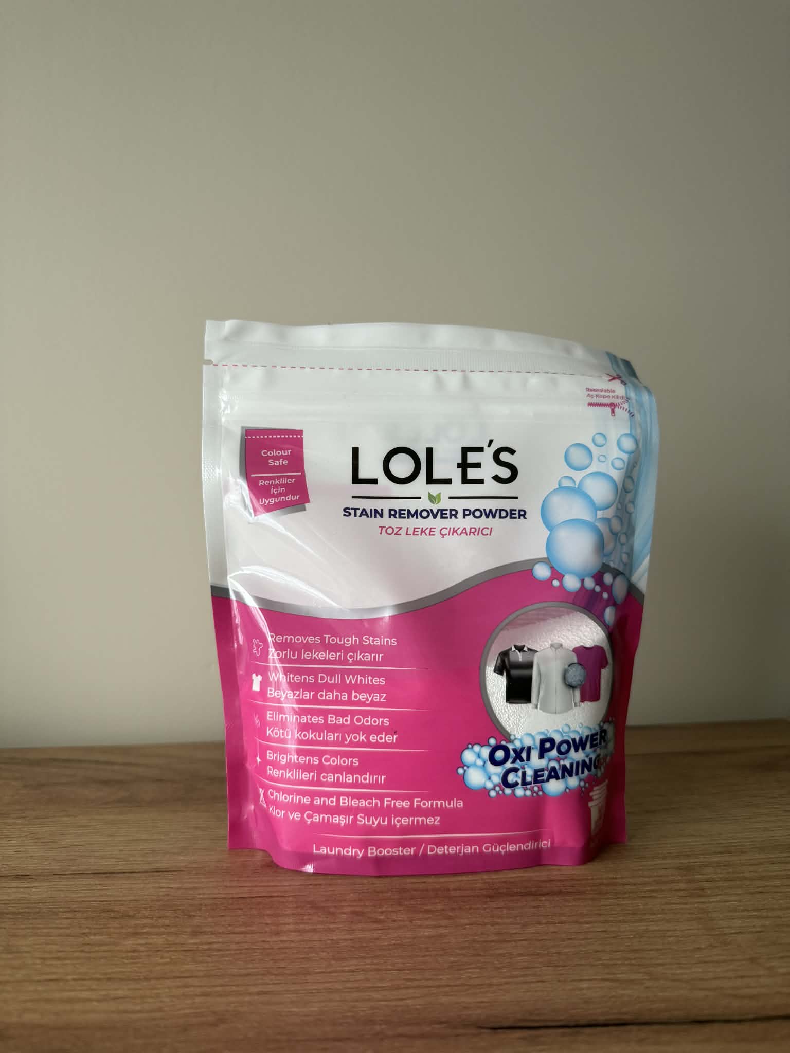 LOLE'S Dėmių Valiklis Milteliai (400 g)