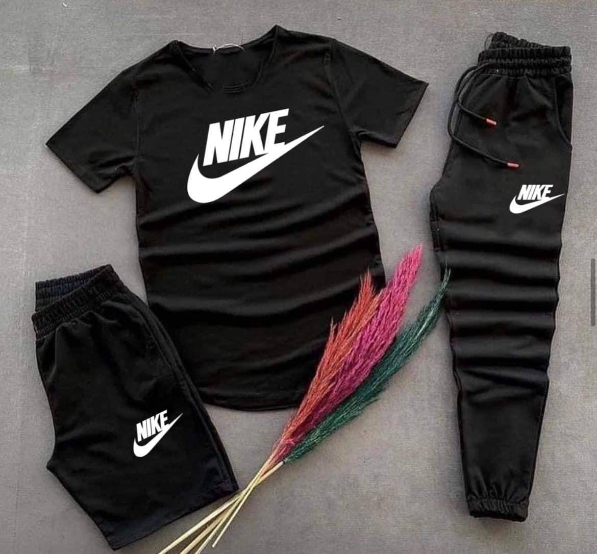 Vyriškas laisvalaikio komplektas – marškinėliai, kelnės ir šortai