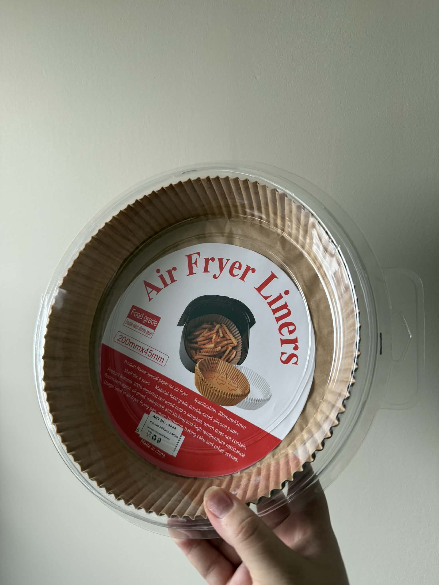 „Air Fryer Liners“ kepimo popierius