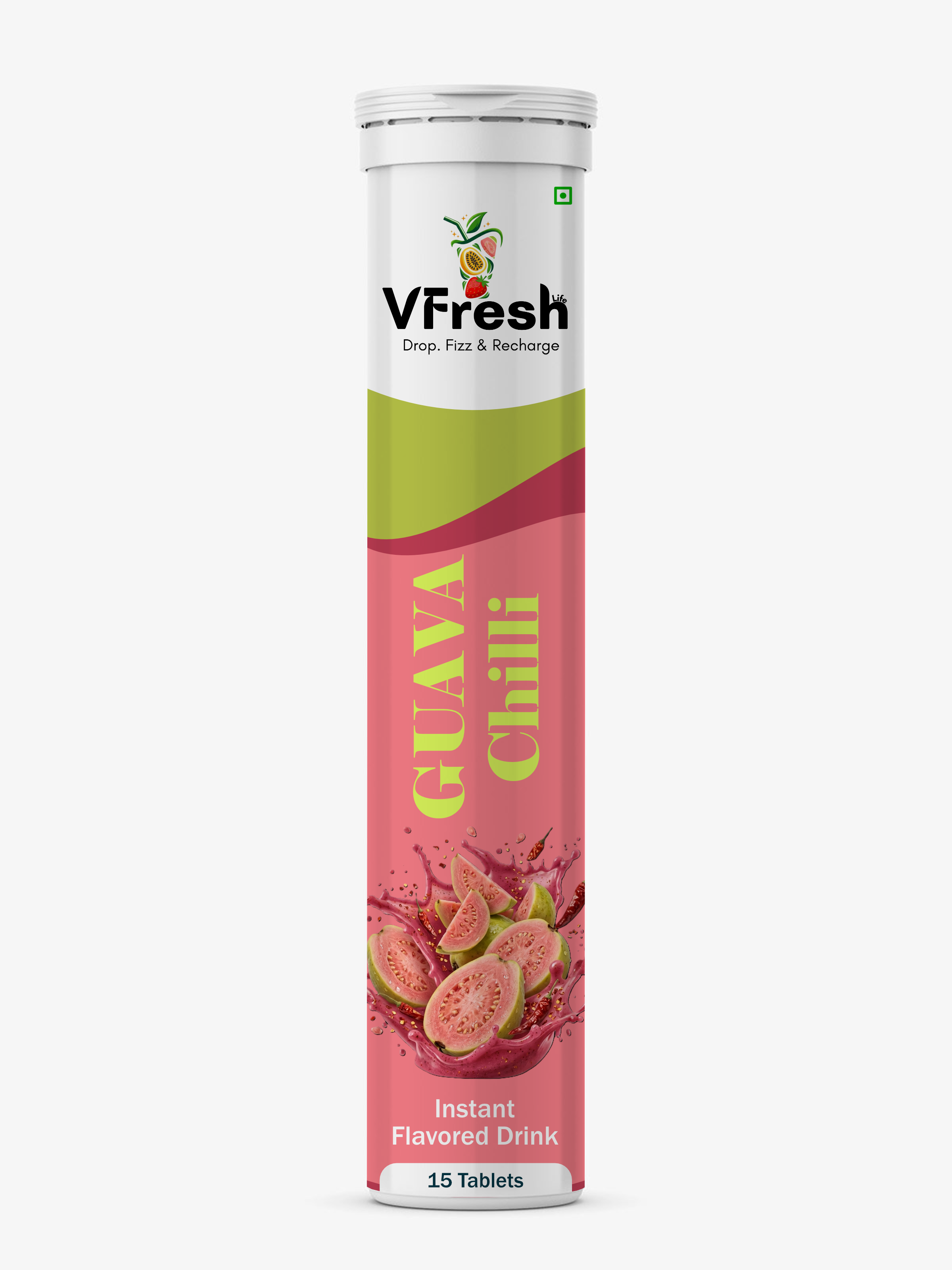 Vfreshlife -  Guava Chilli Instant Drink Tablets