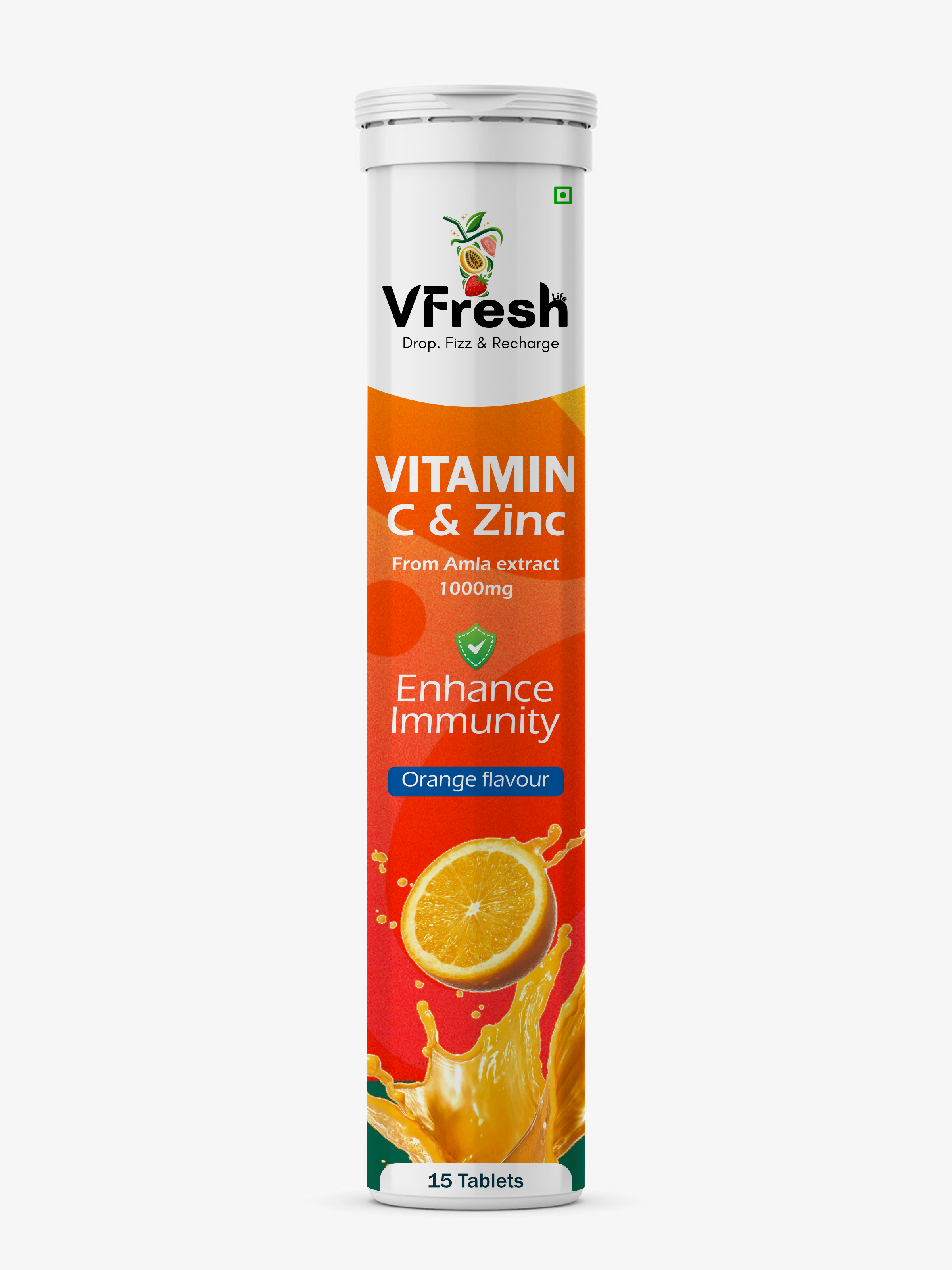 Vfreshlife - Vitamin C & Zinc Tablets