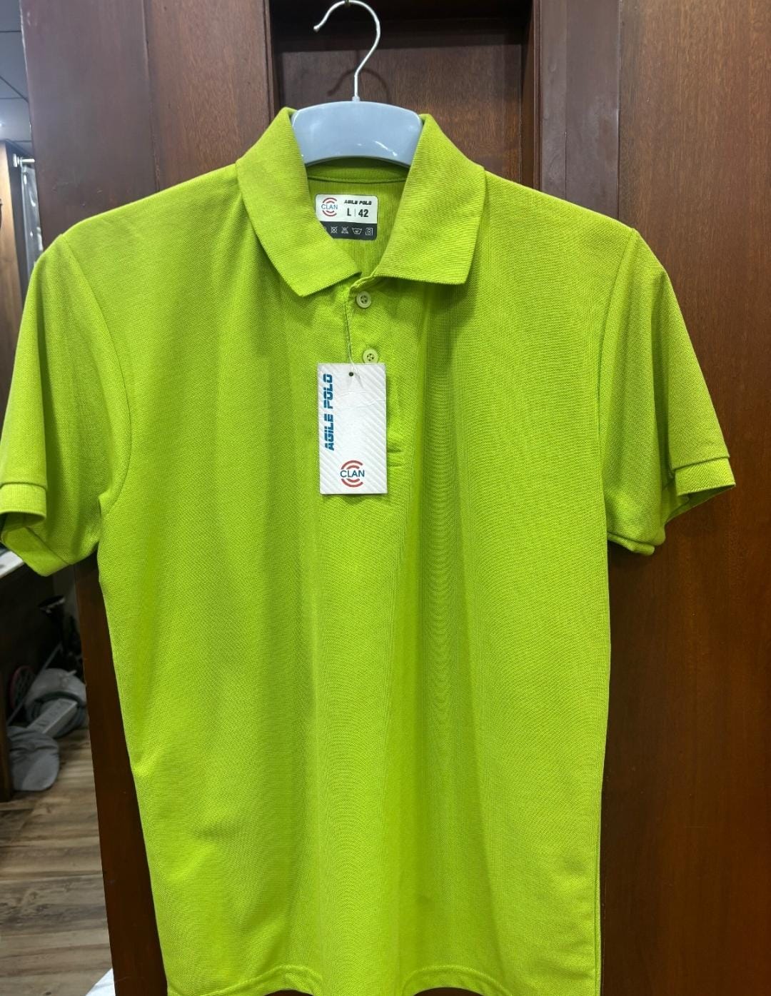 Green Polo Collar T-Shirt