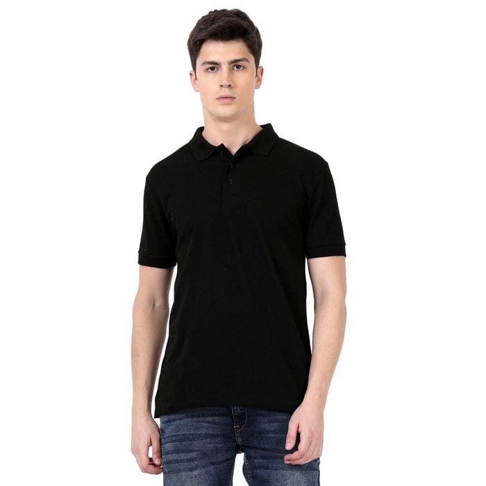 Classic Black Polo T-Shirt