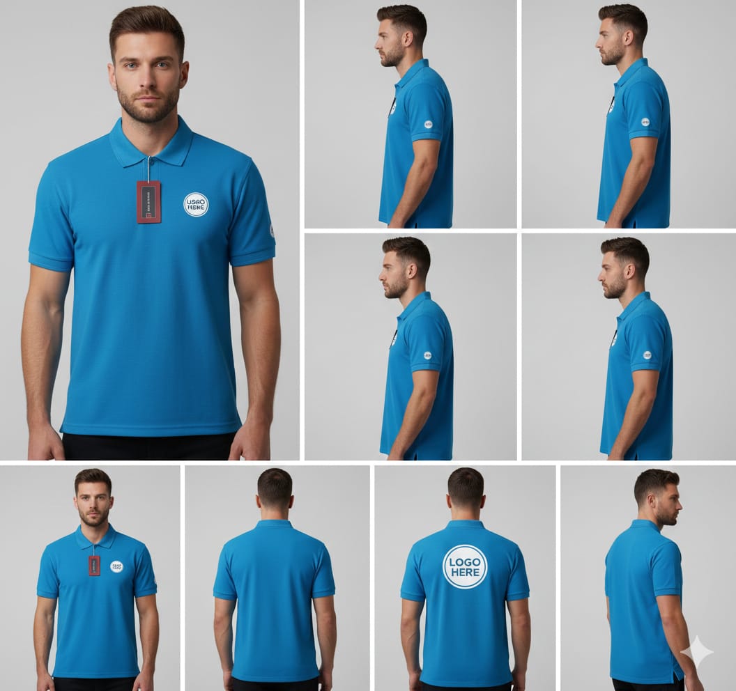 Blue Polo T-Shirt