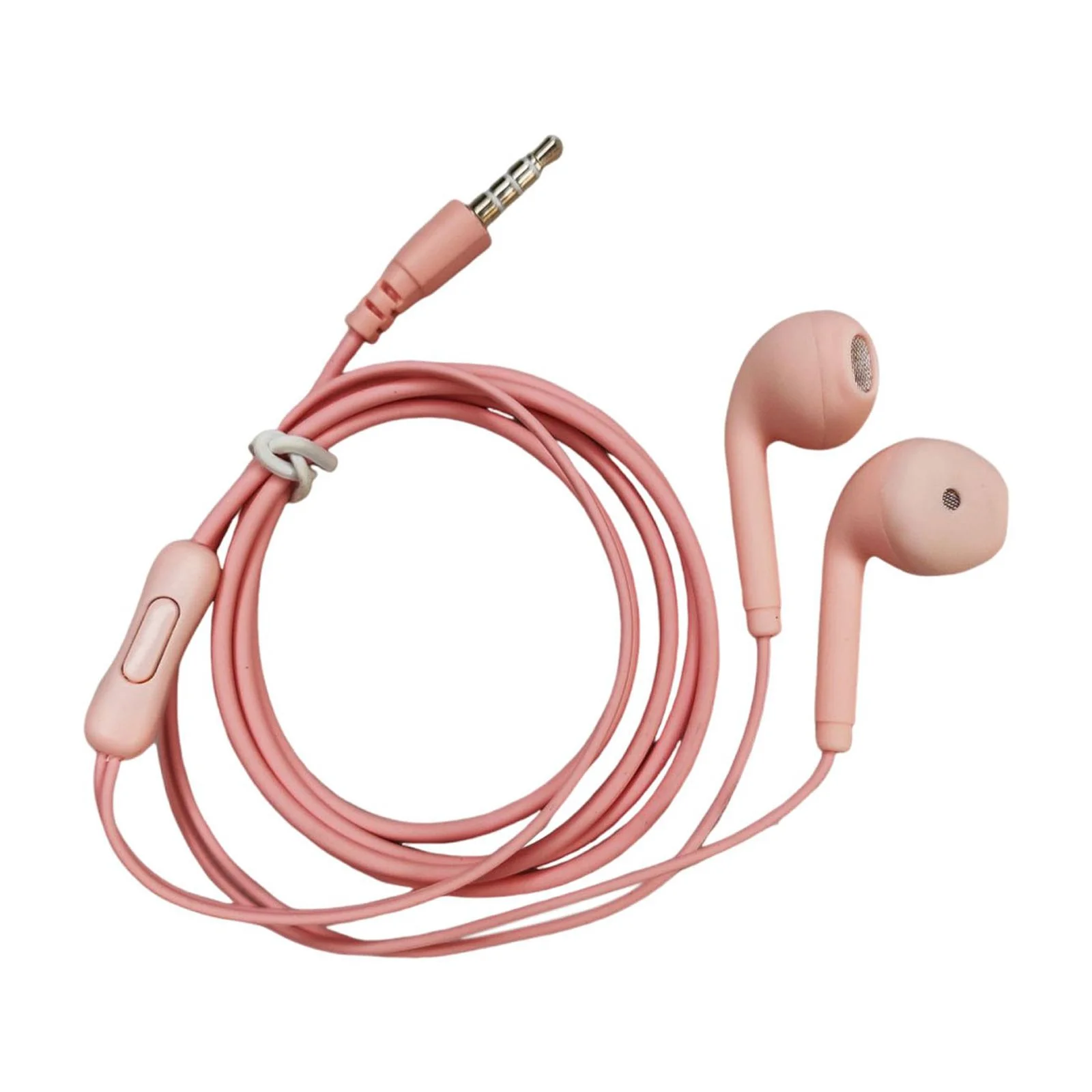 Pink Wired Earphones