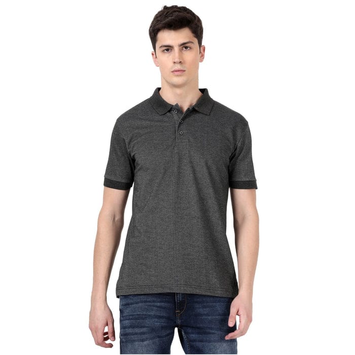 Men's Dark Grey Polo Shirt