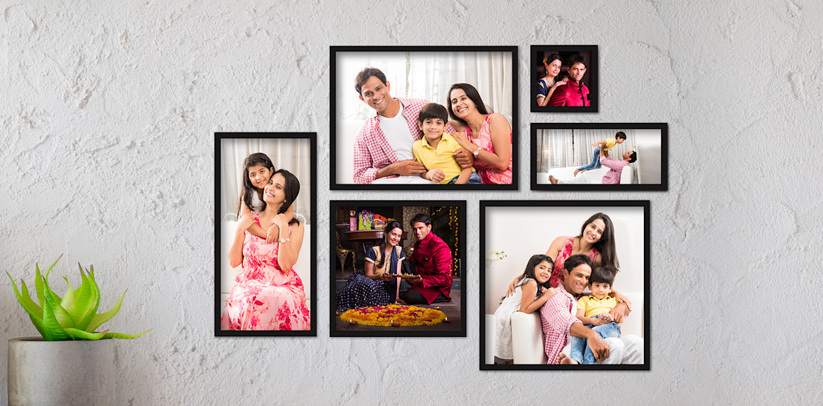 Family Photo Frame Set Print