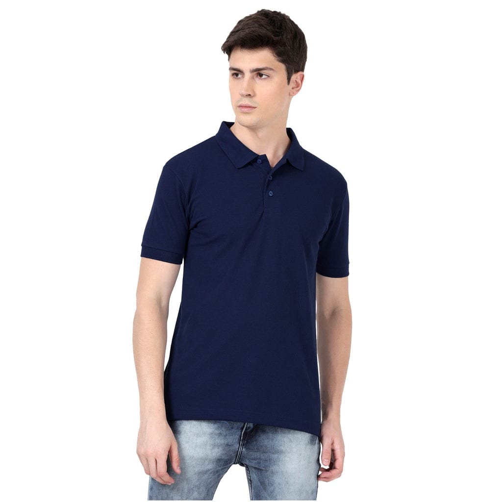 Navy Blue Polo T-Shirt
