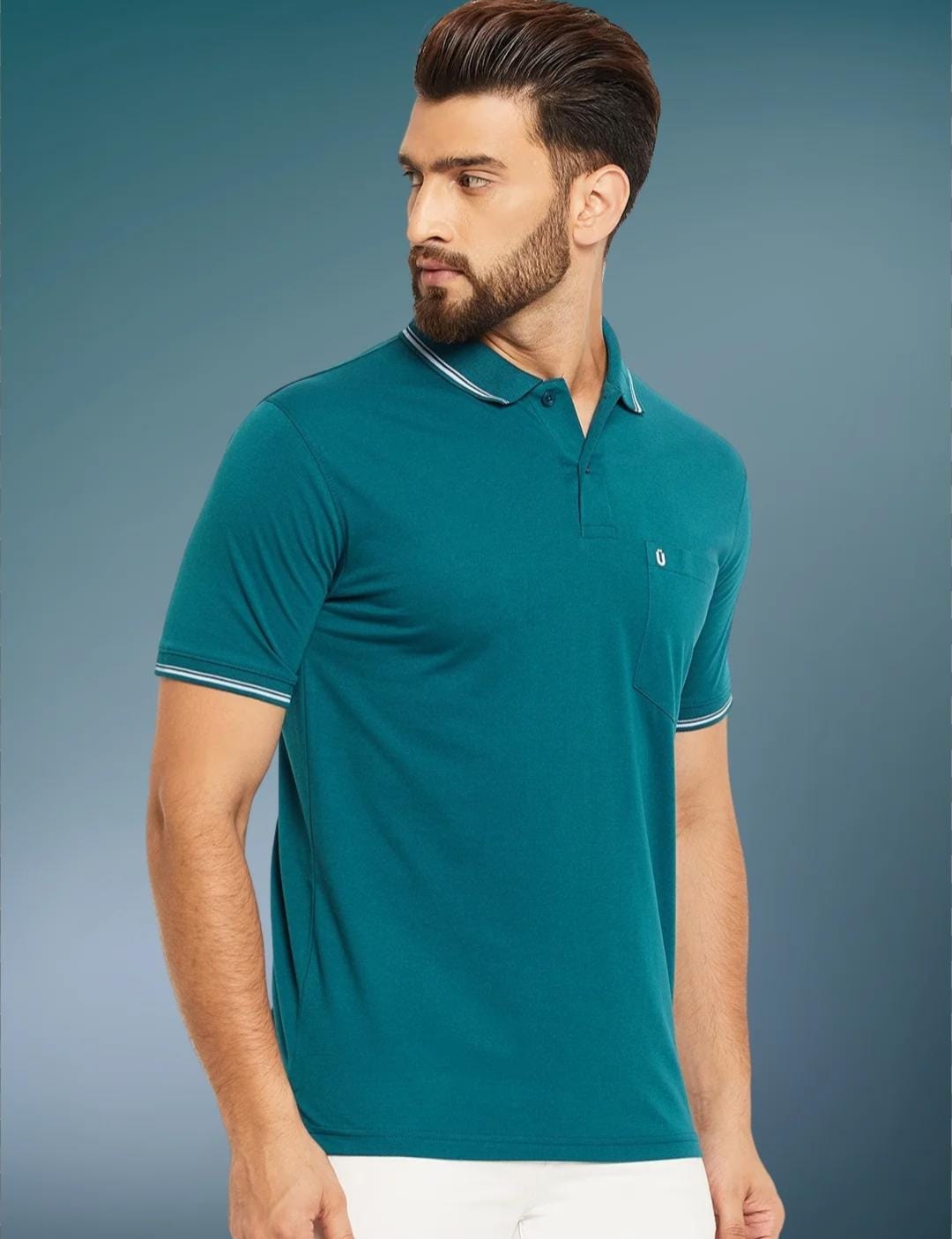 Teal Polo T-Shirt