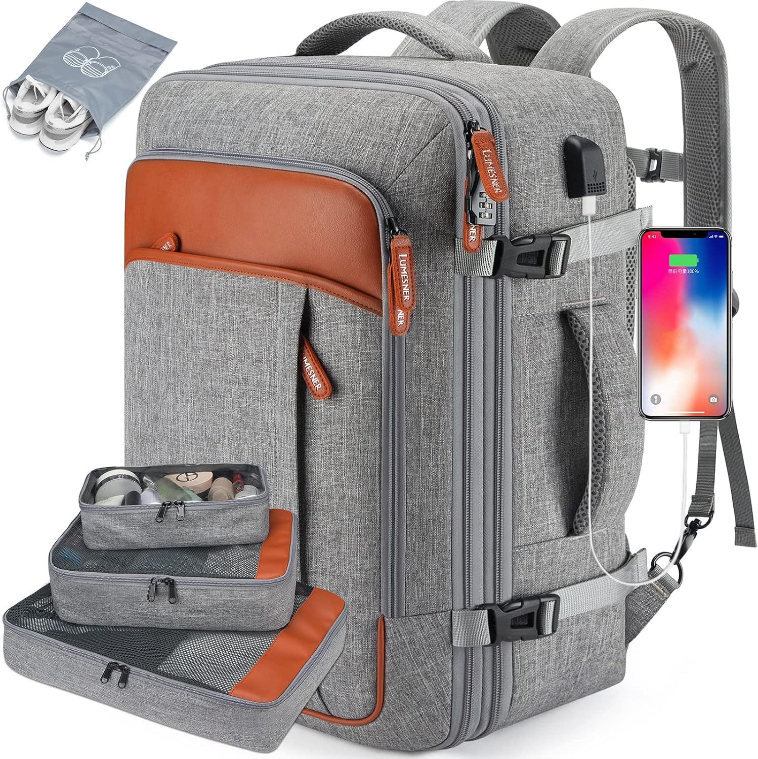Travel Backpack with Organizers