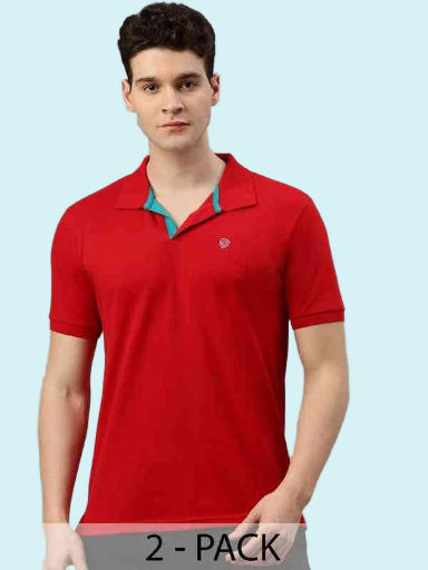 Agile Red Polo T-Shirt