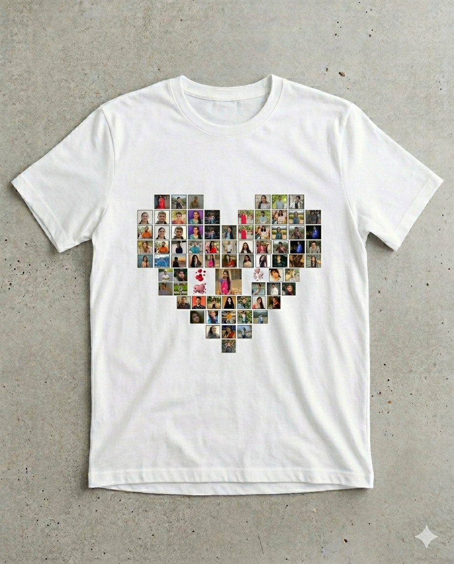 Heart Shape Custom Prints With Free Marker
