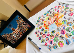 Custom Signature day T-shirt + Glass photo frame + Free Marker Combo Set 