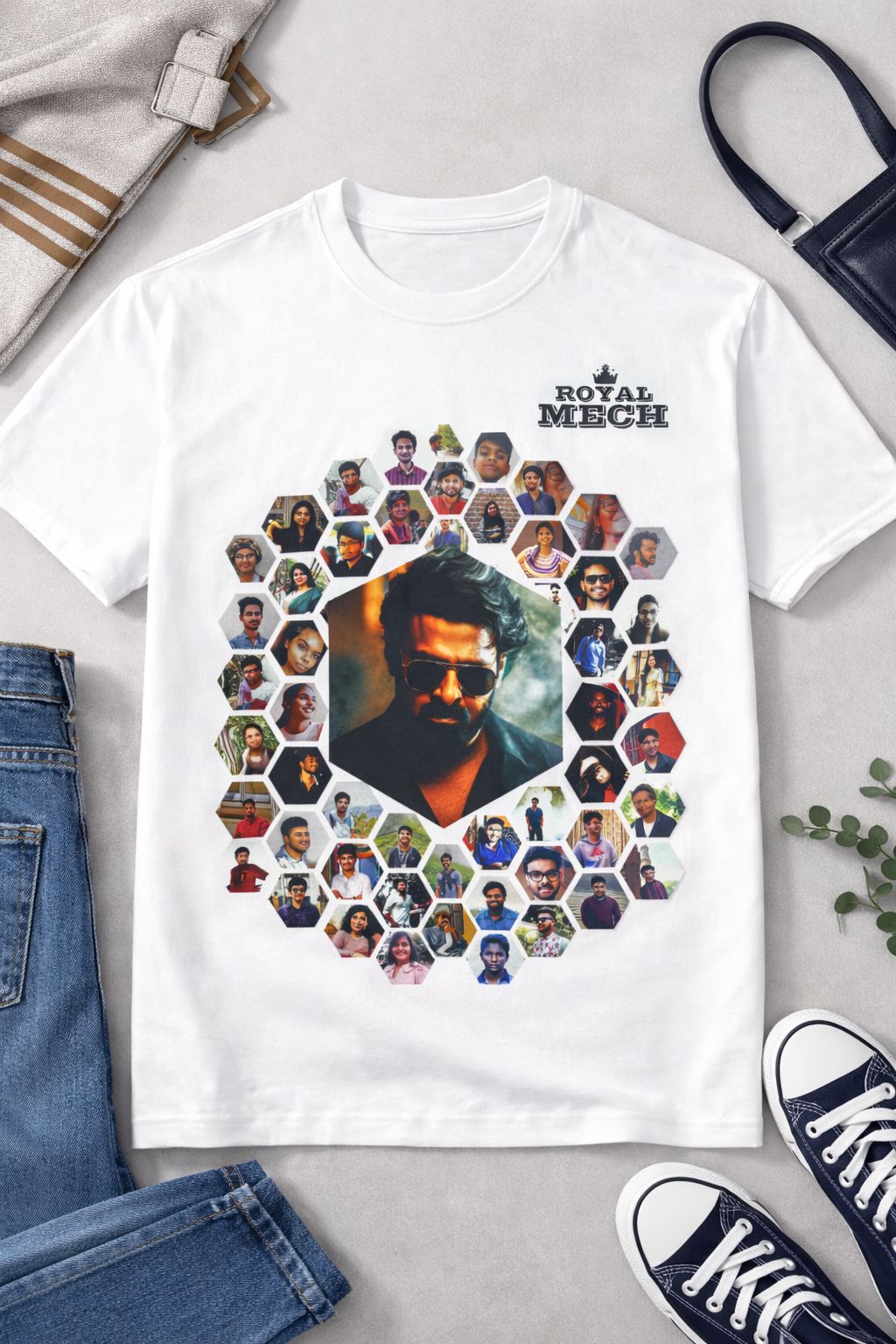 Graduation Memory Collage T -Shirt With Free Marker