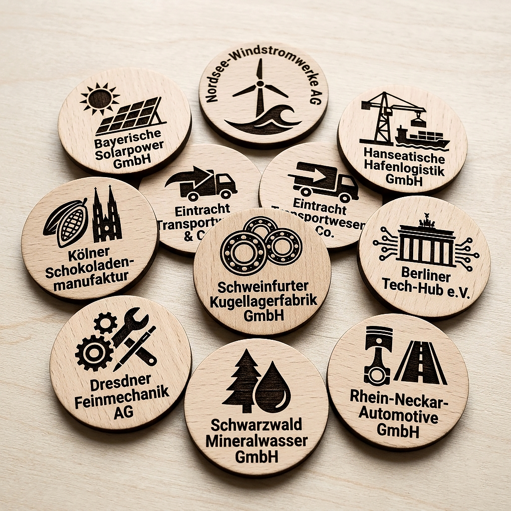 Einkaufswagenchips aus Holz – stilvoll, individuell, praktisch