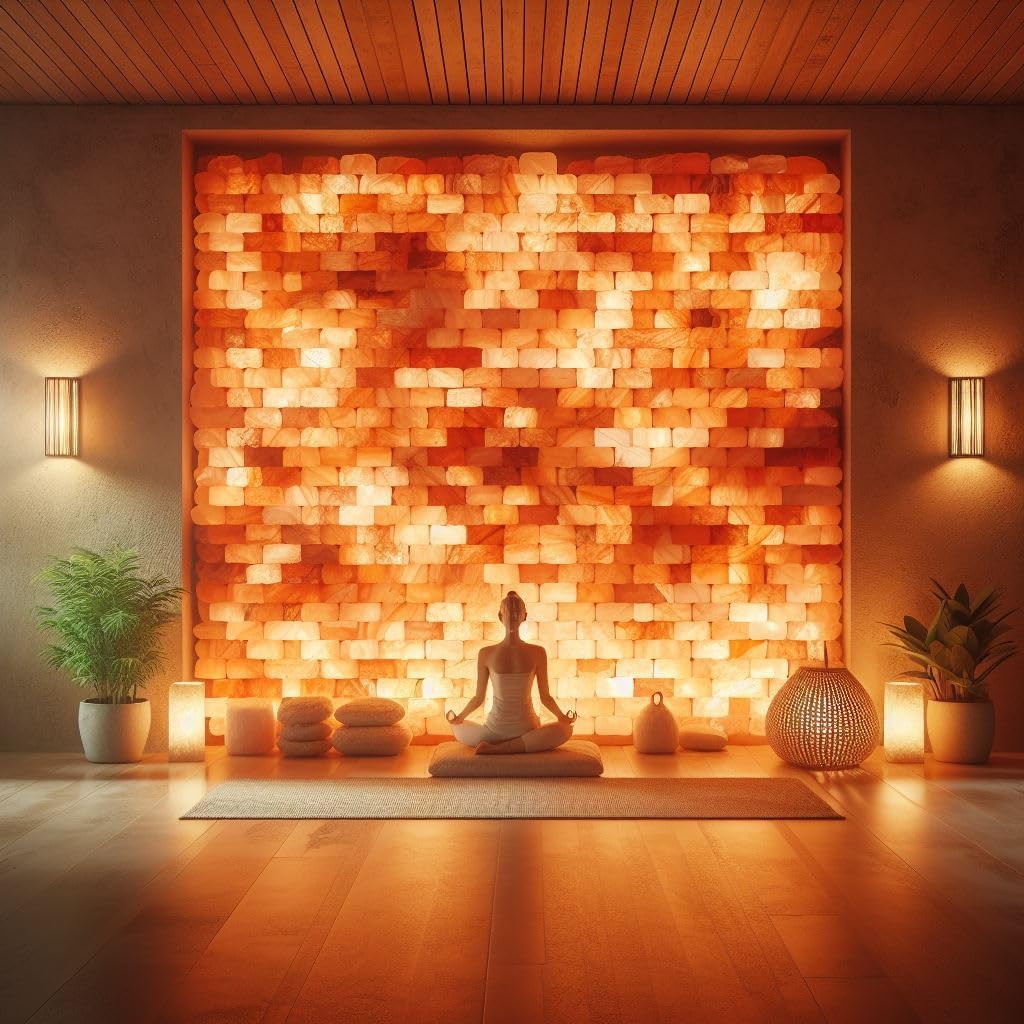 Authentic Himalayan Pink Salt Bricks for Wellness Walls and Custom Decor