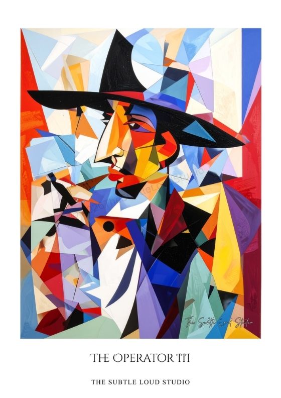 The Operator III Large Poster Print - A2 or A1