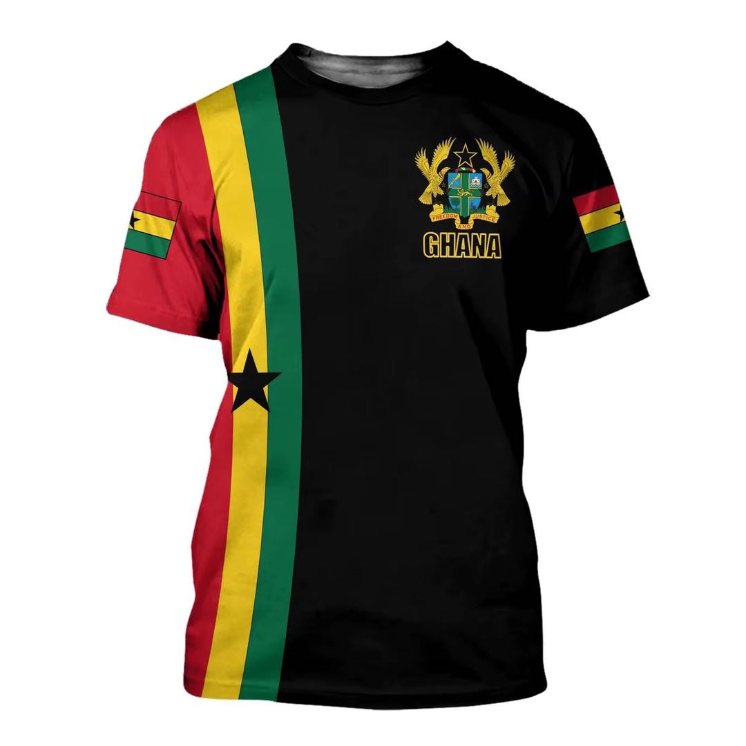 Ghana Flag Crest T-Shirt