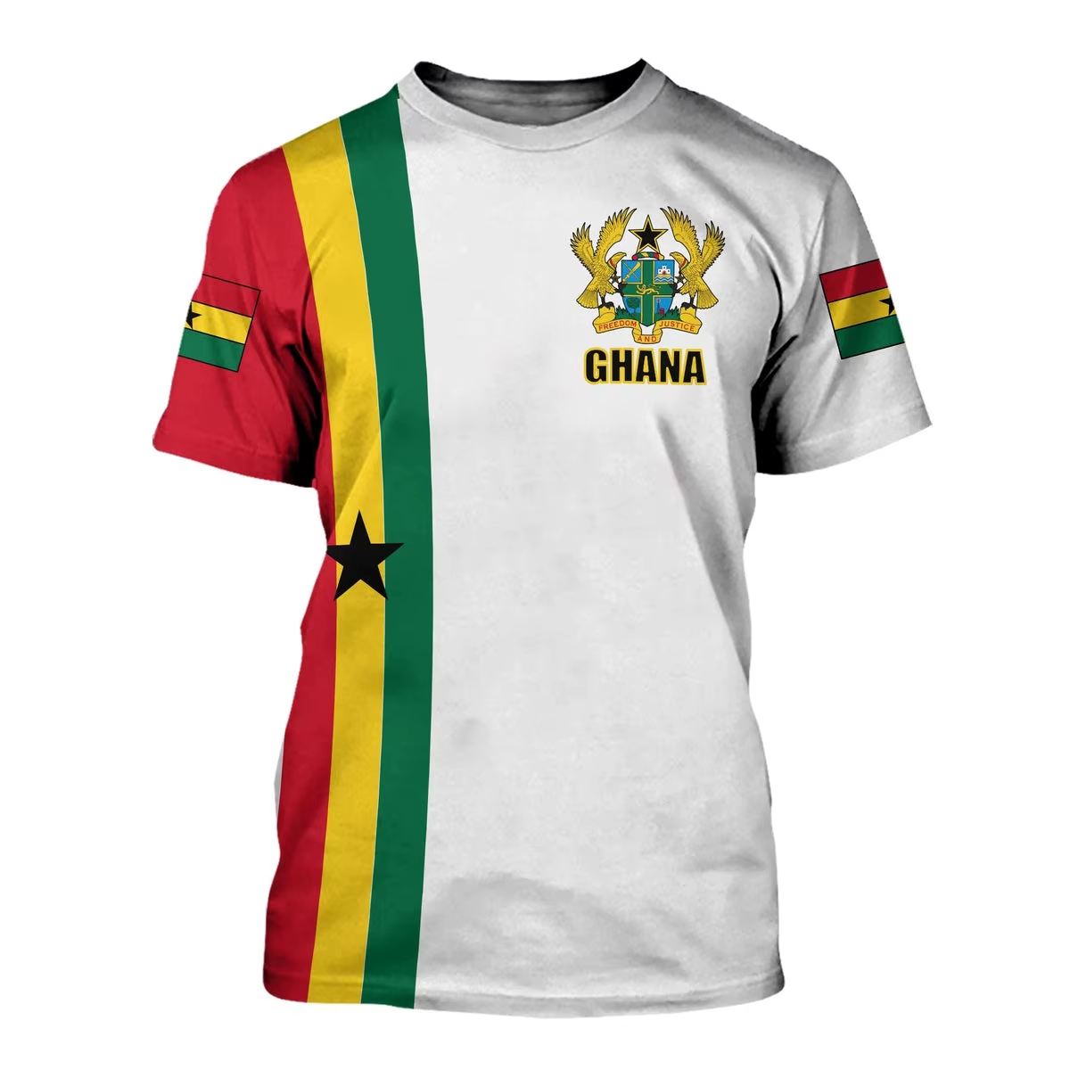 Ghana Flag Crest T-Shirt