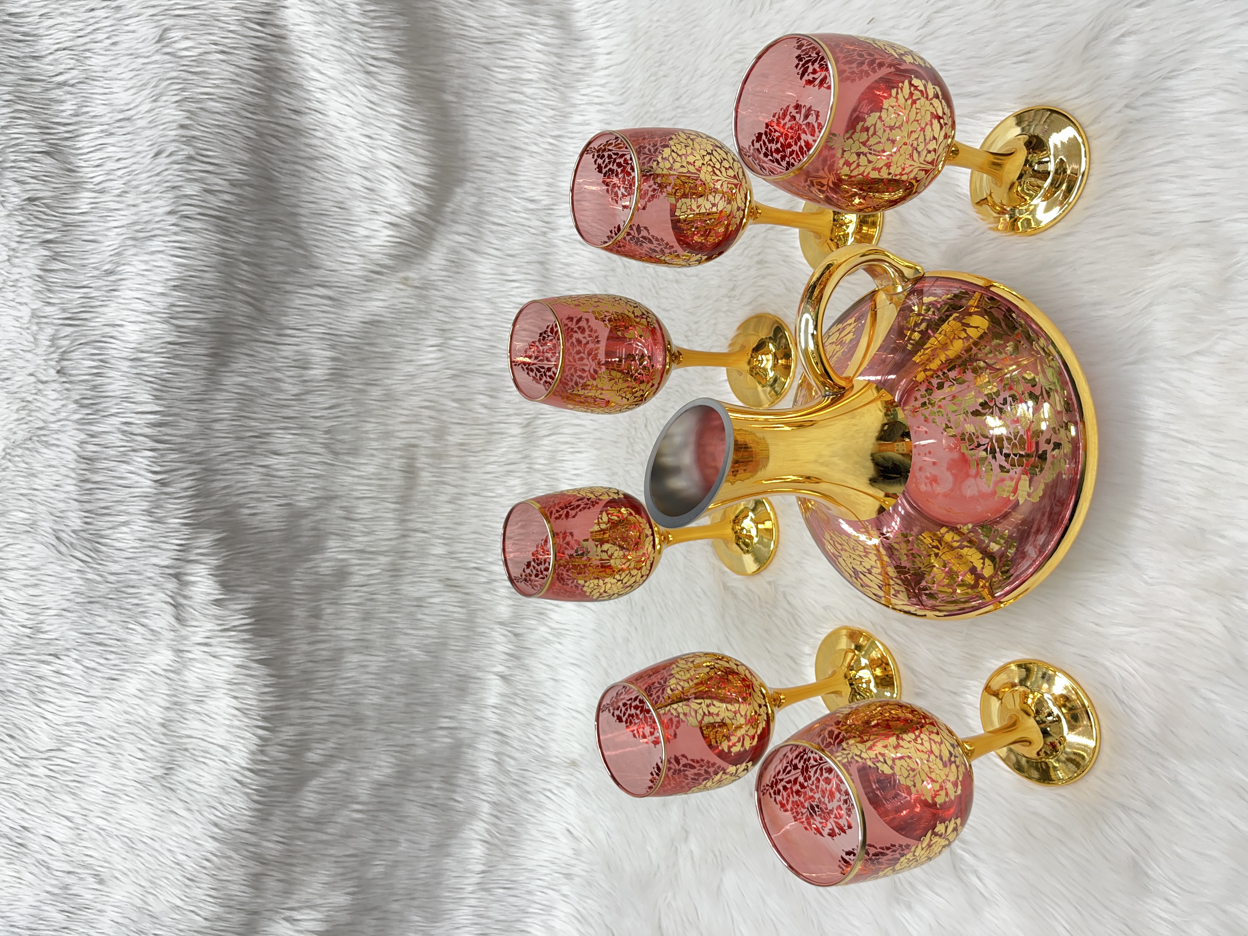 Luxury Gold-Plated Glassware Set