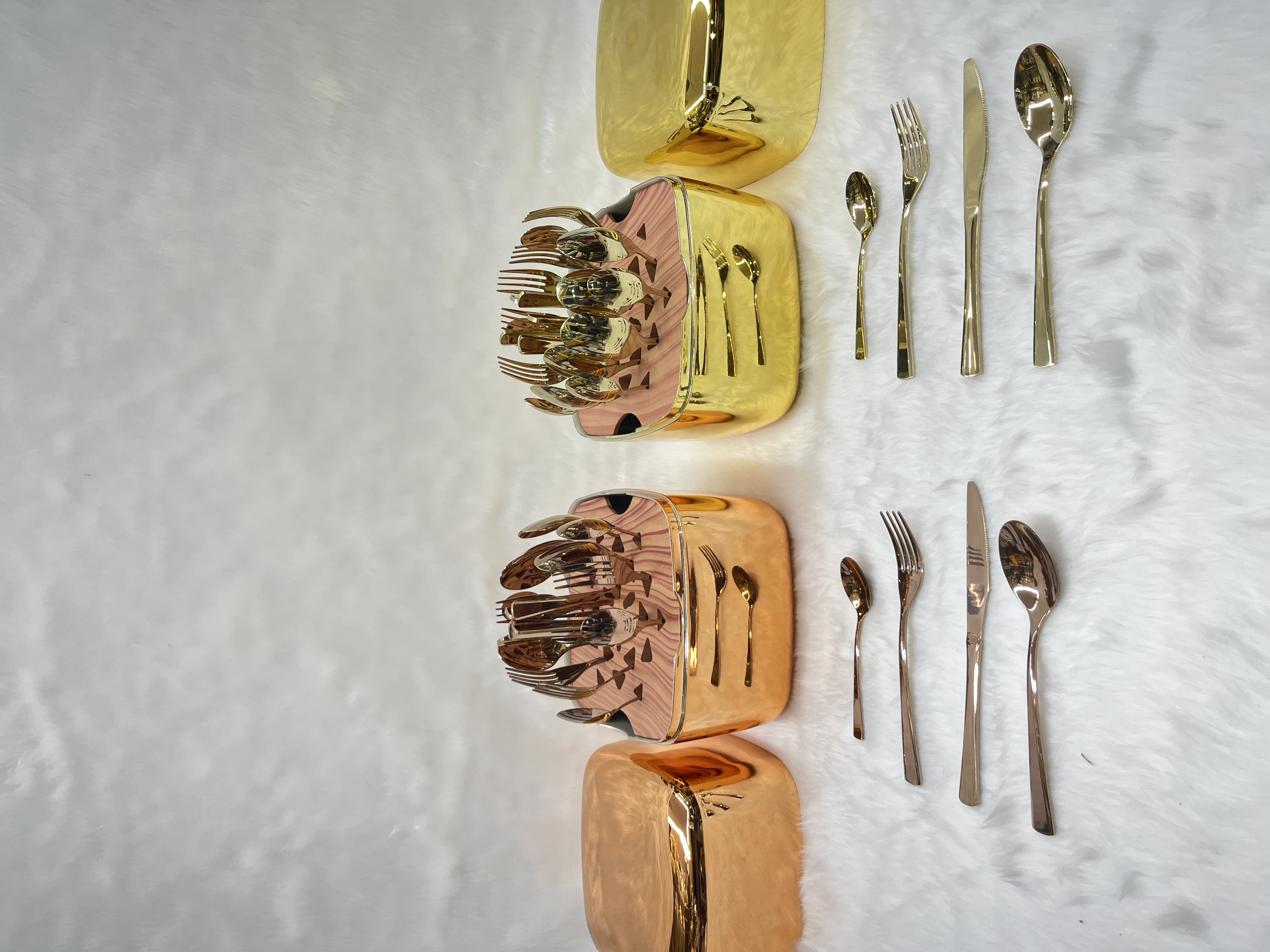 Luxury Gold Cutlery Set