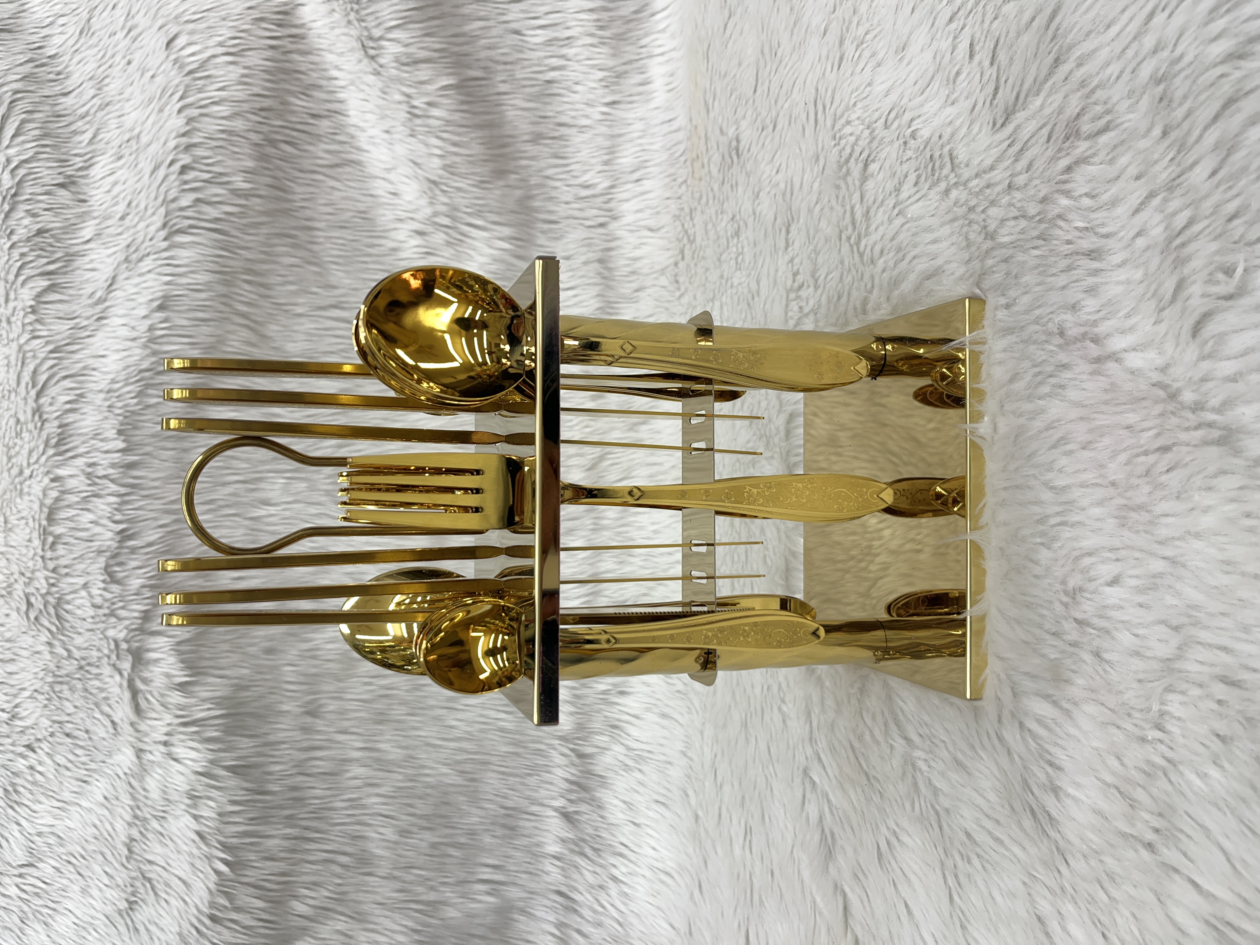 Gold Plated Cutlery Set