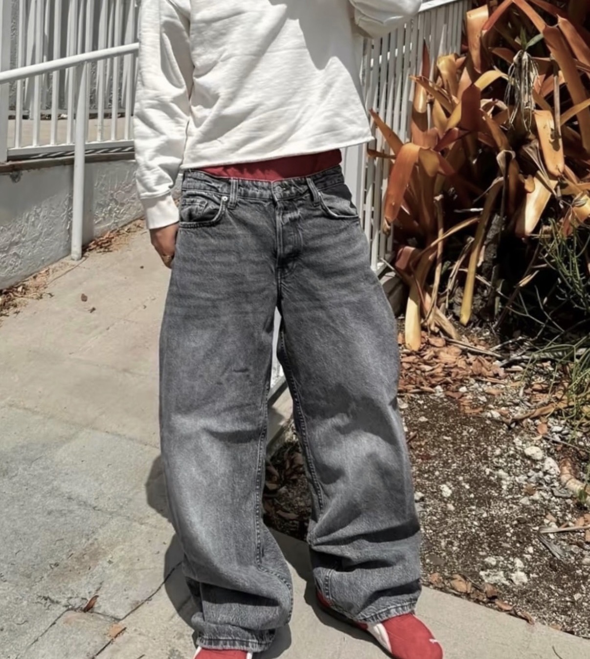 Vintage Black Faded Jean