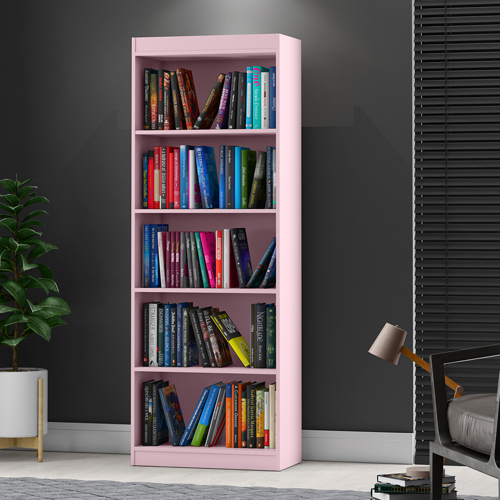 Livreiro Encanto 4 Prateleiras Rosa