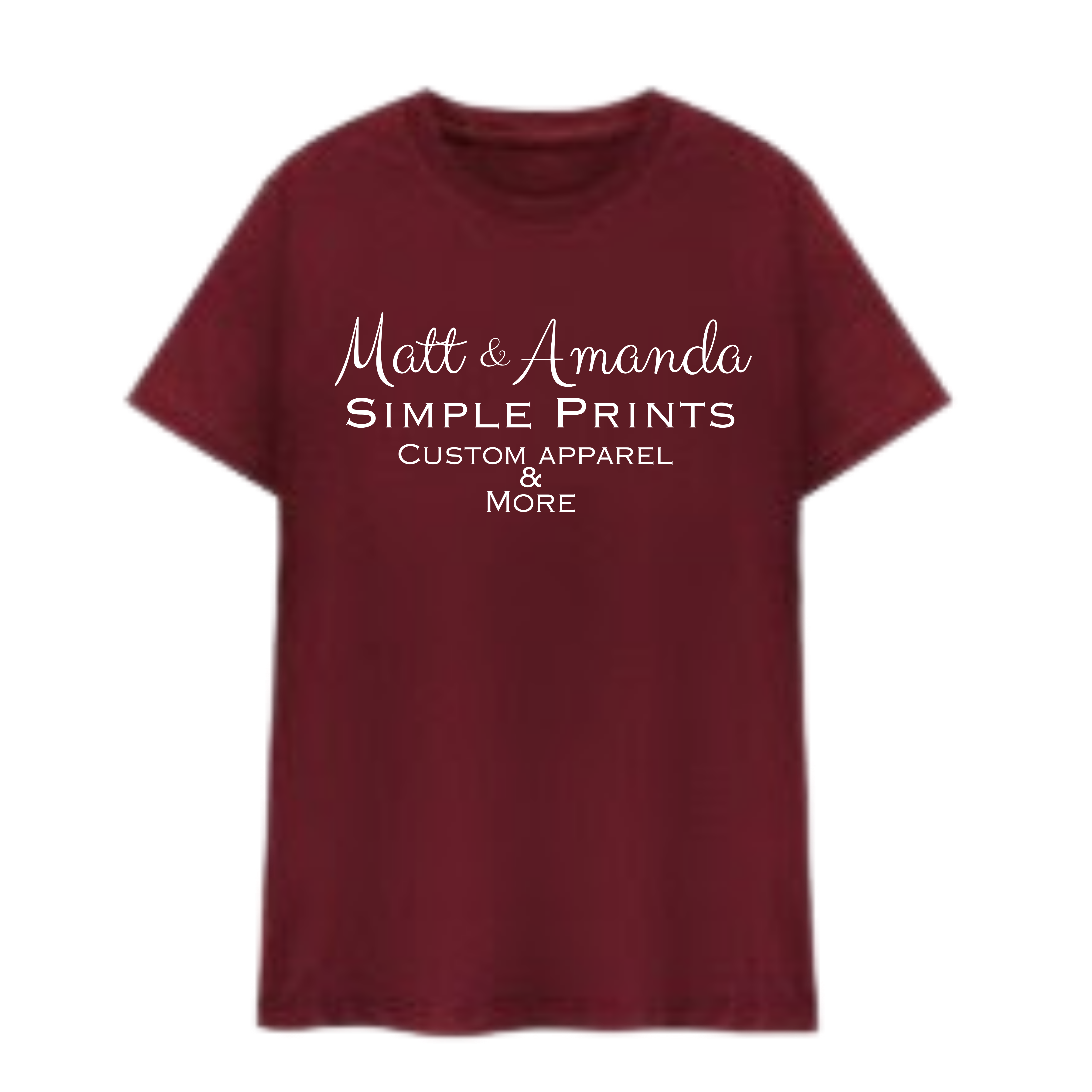 Custom Printed T-Shirts One side only