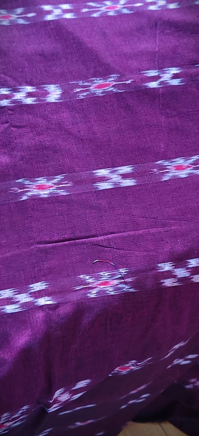 Classic Pashapali - Maroon & Magenta Threads with Sheen Effect