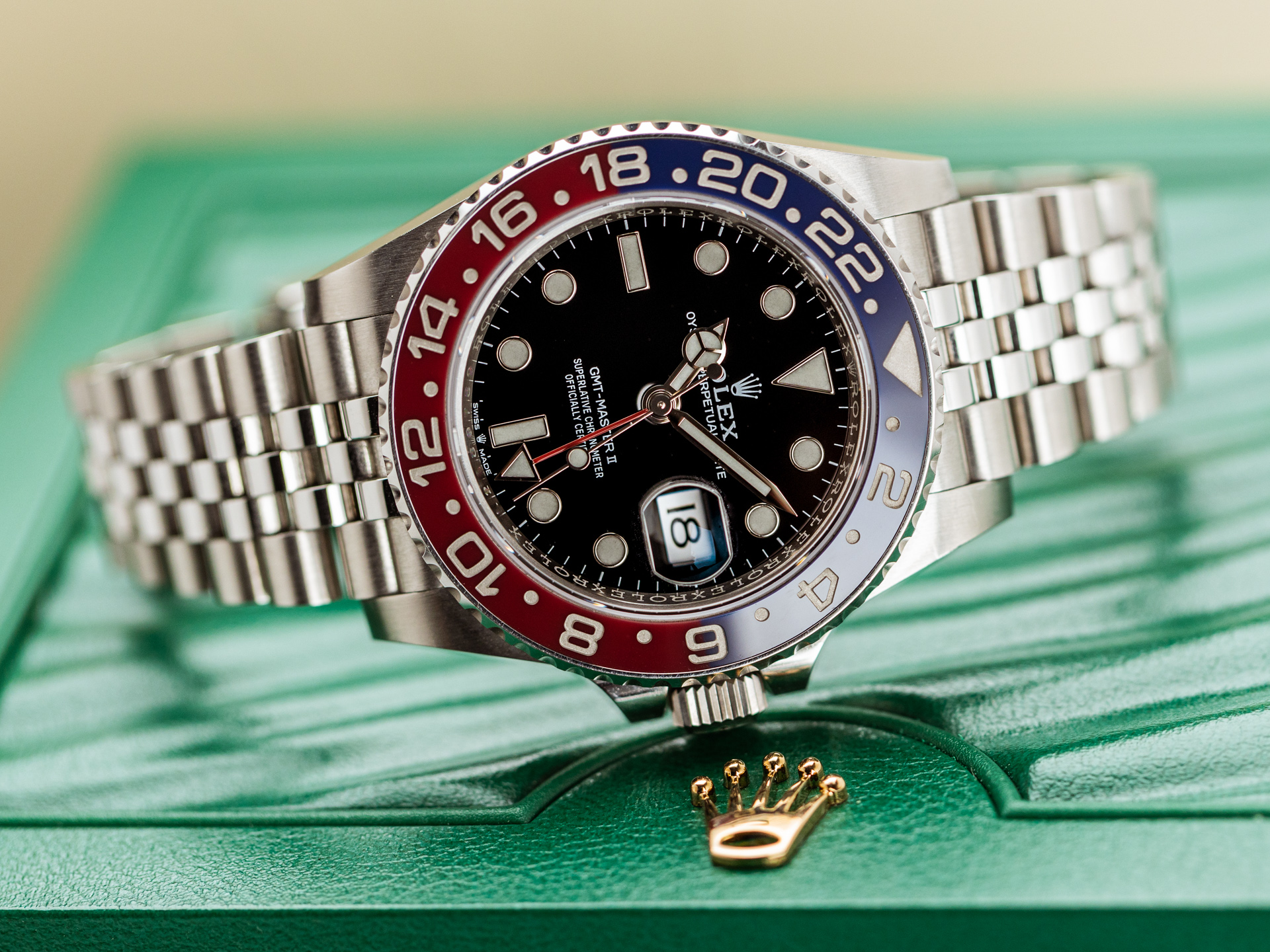 rolex GMT-MASTER II "Pepsi" jubilee