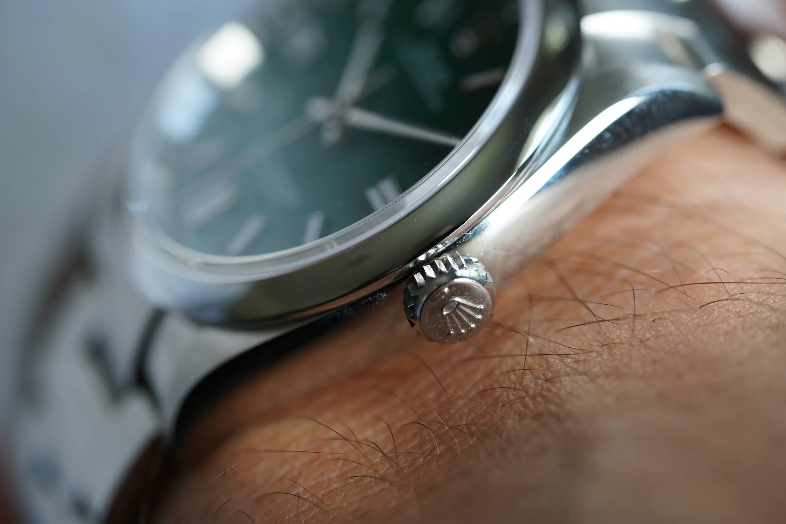 Rolex Oyster Perpetual 36mm esfera verde