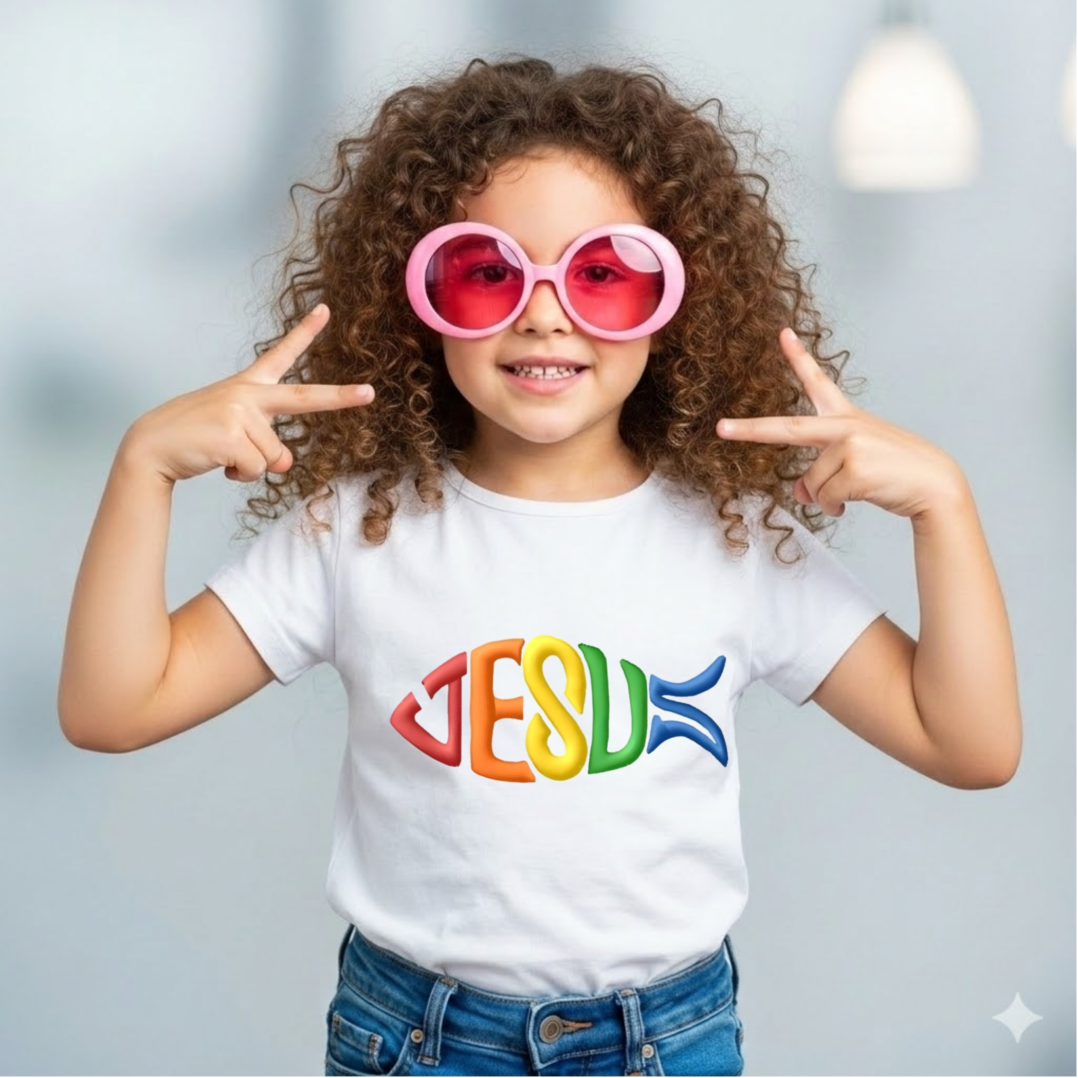 Remera Infantil "JESUS" 