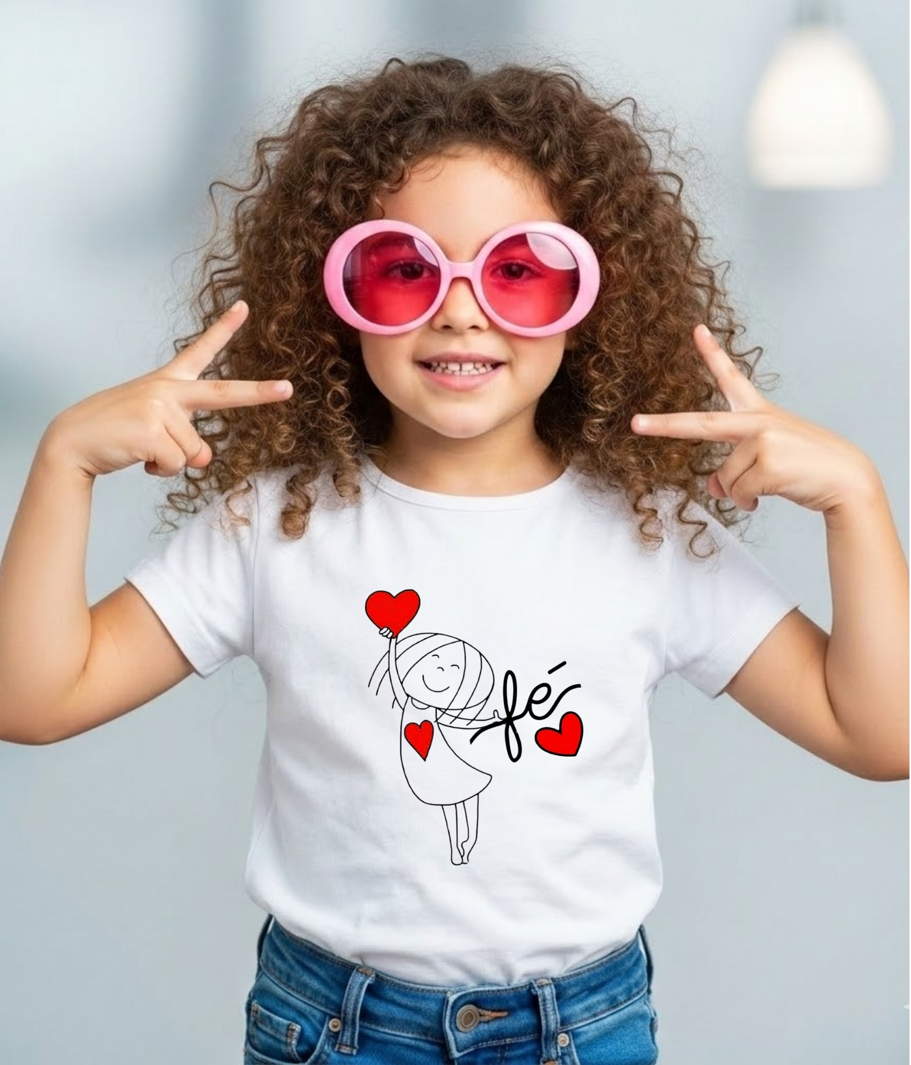 Remera Infantil "Fé"