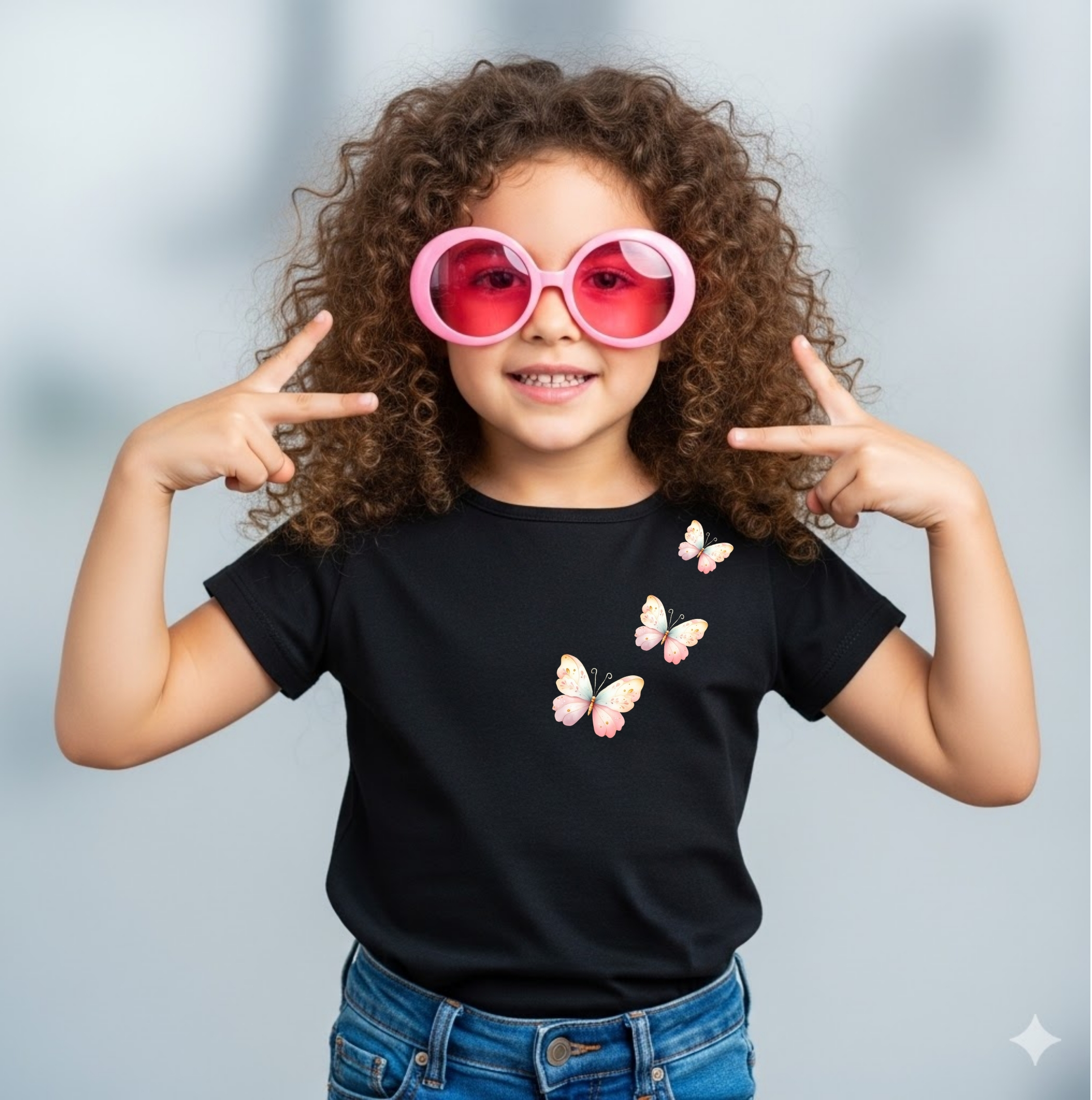 Remera infantil "mariposas"