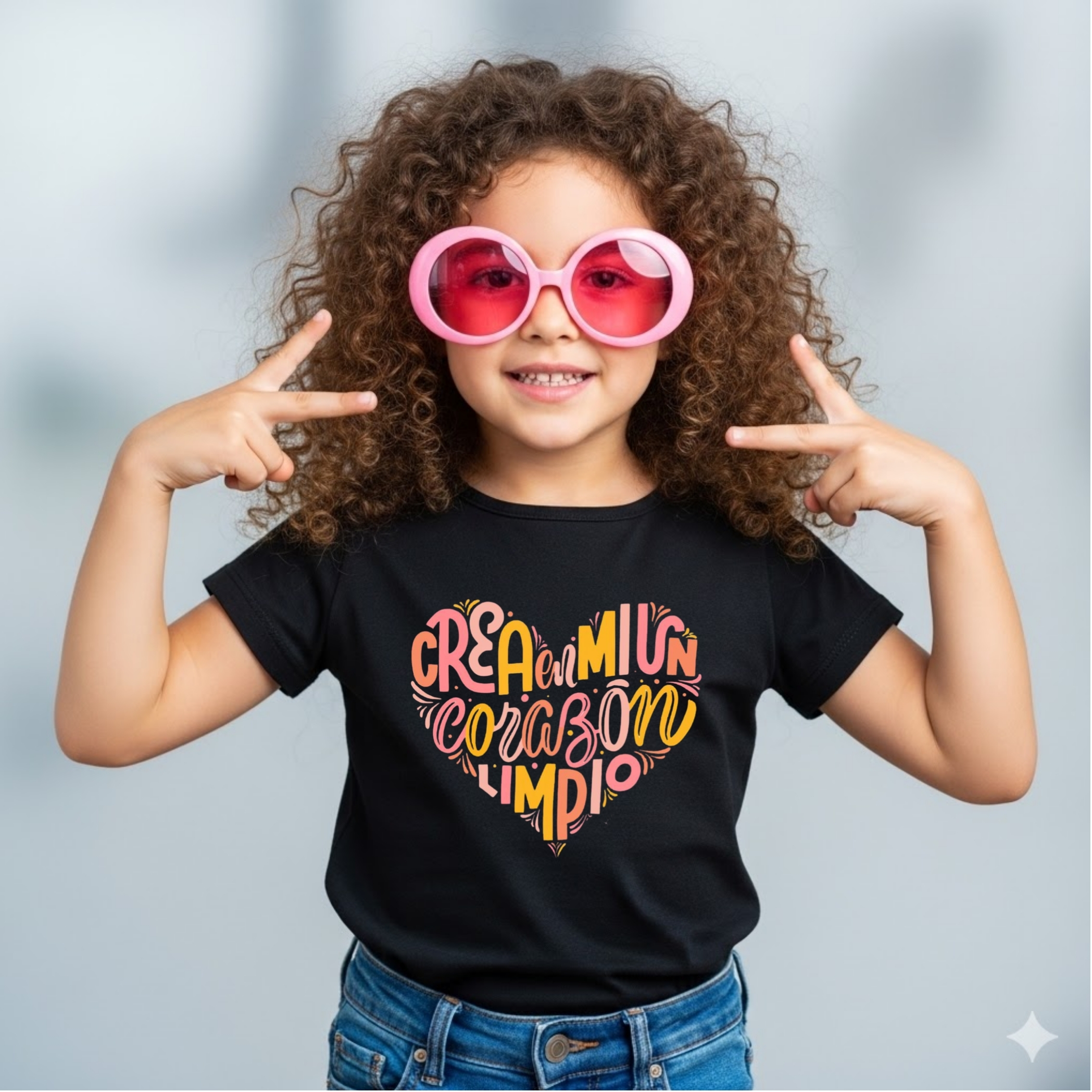 Remera infantil "Corazón Limpio"