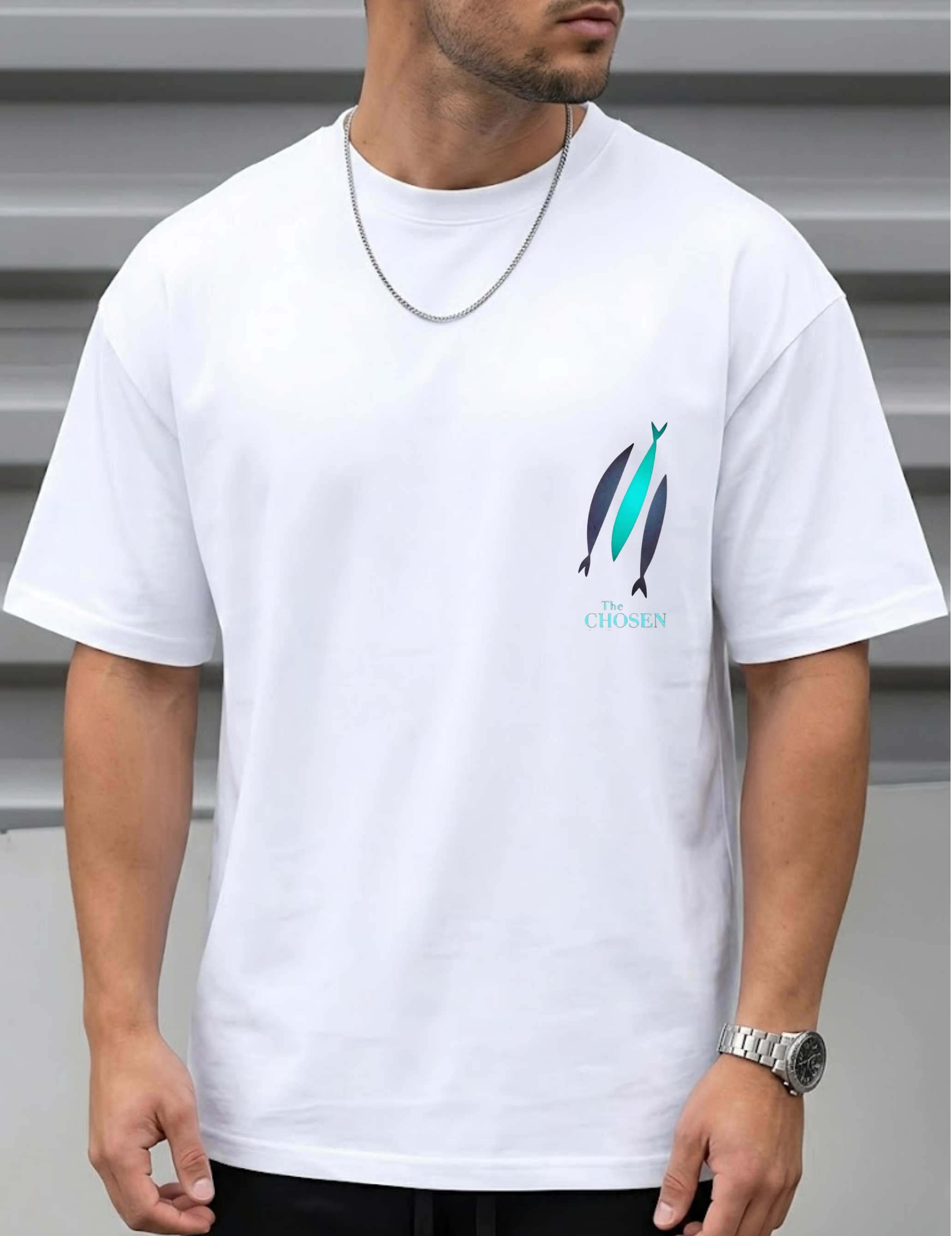 Remera Blanca Chosen