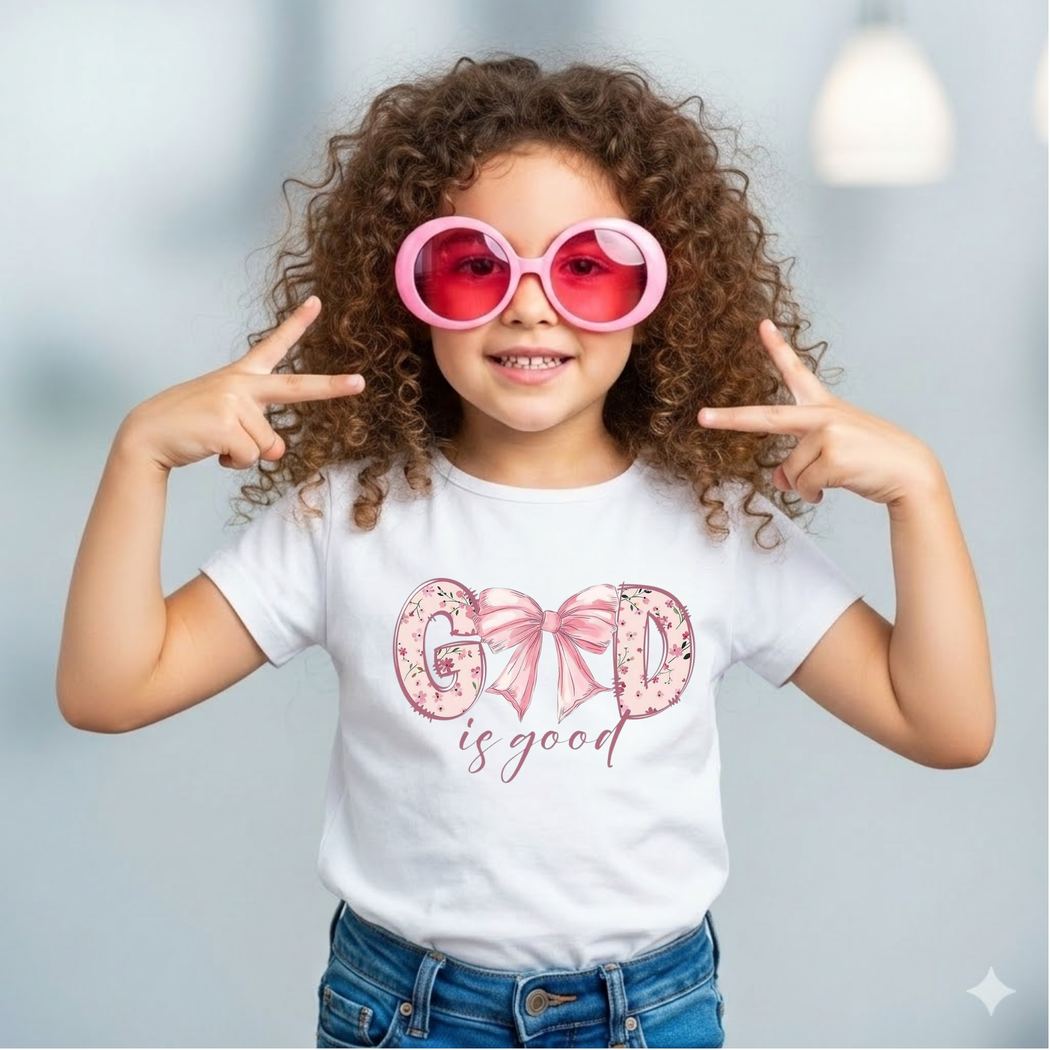 Remera infantil 'God is Good'