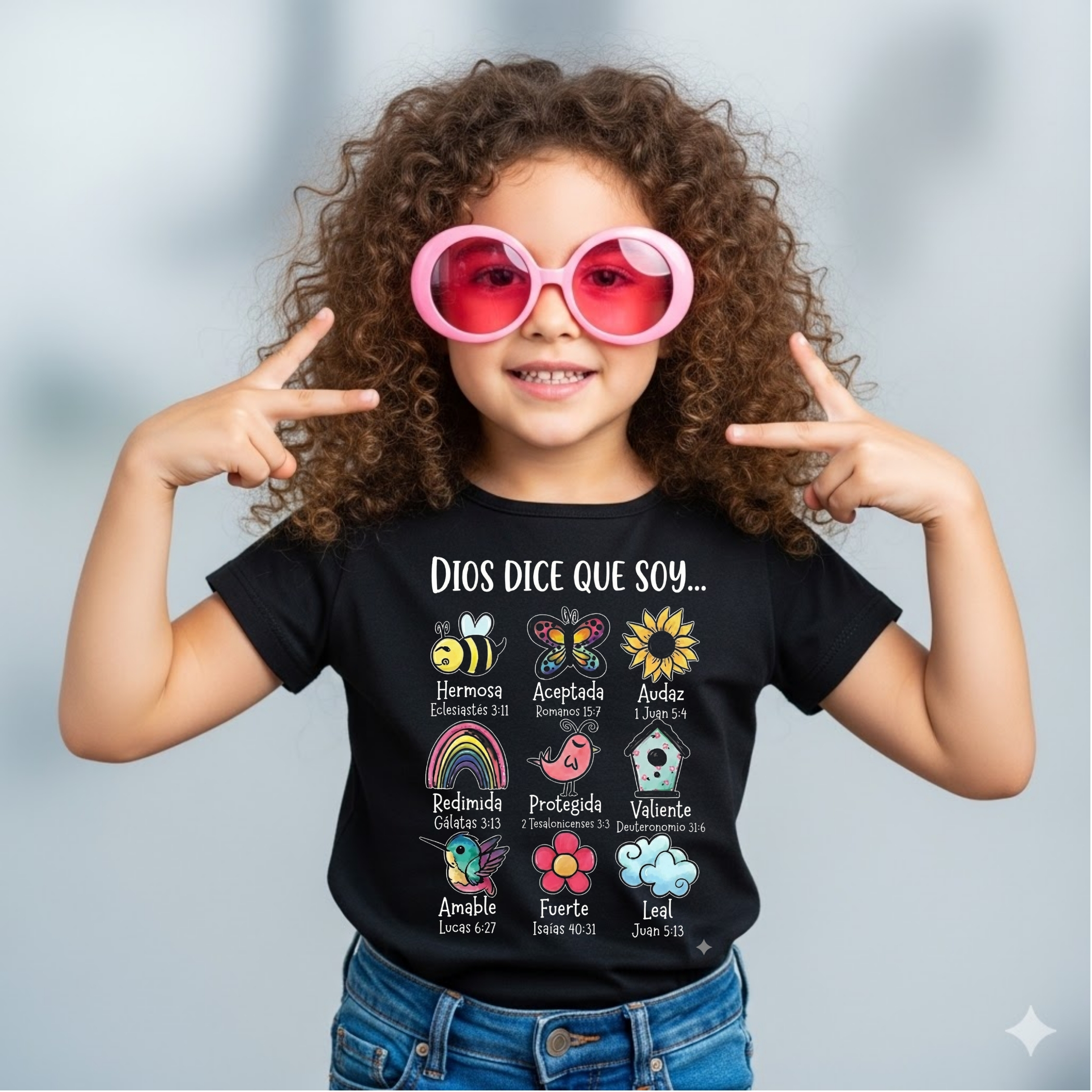 Remera infantil ""Dios dice quien Soy"
