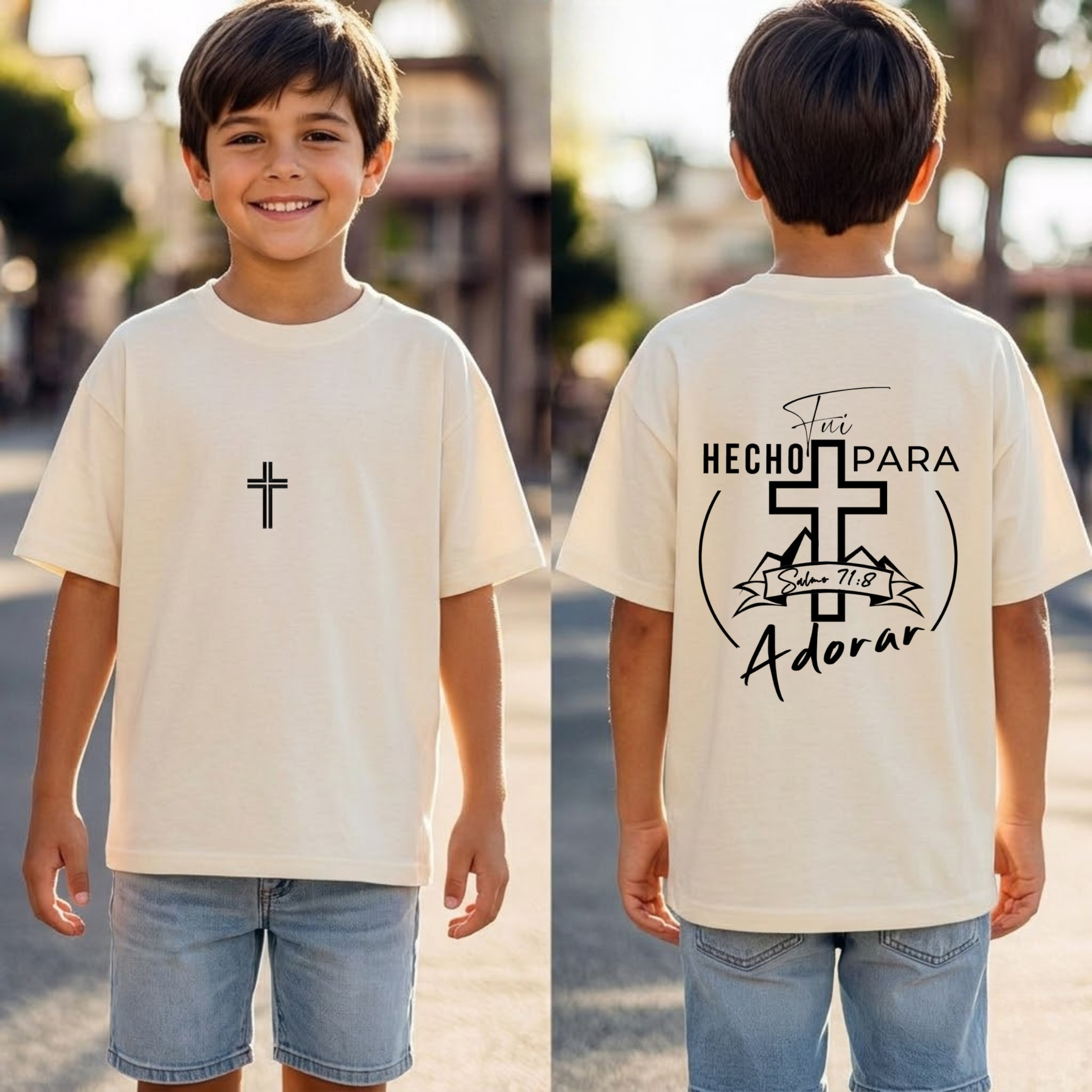Camiseta Infantil "Salmo 71:8"