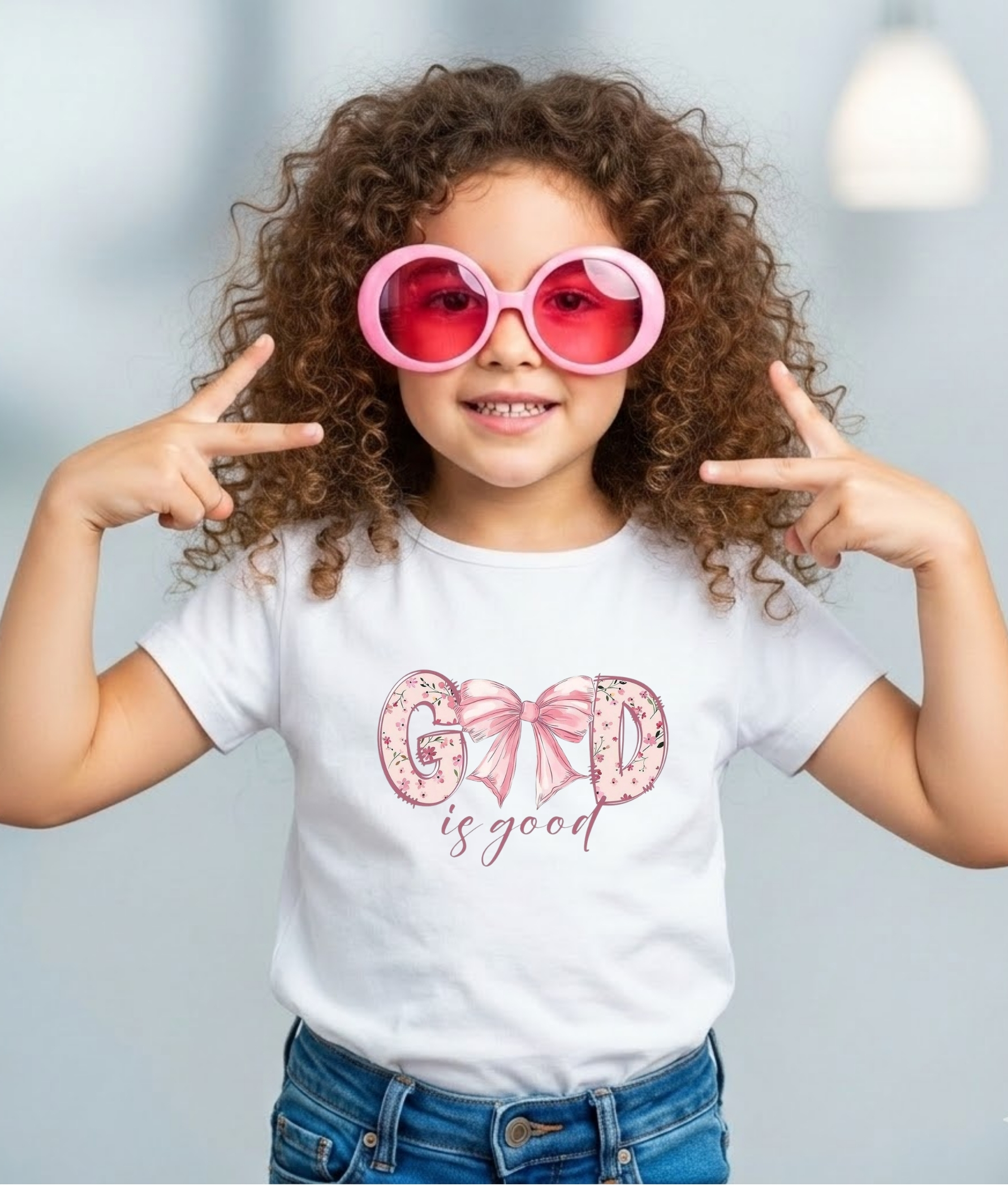 Remera infantil "God"