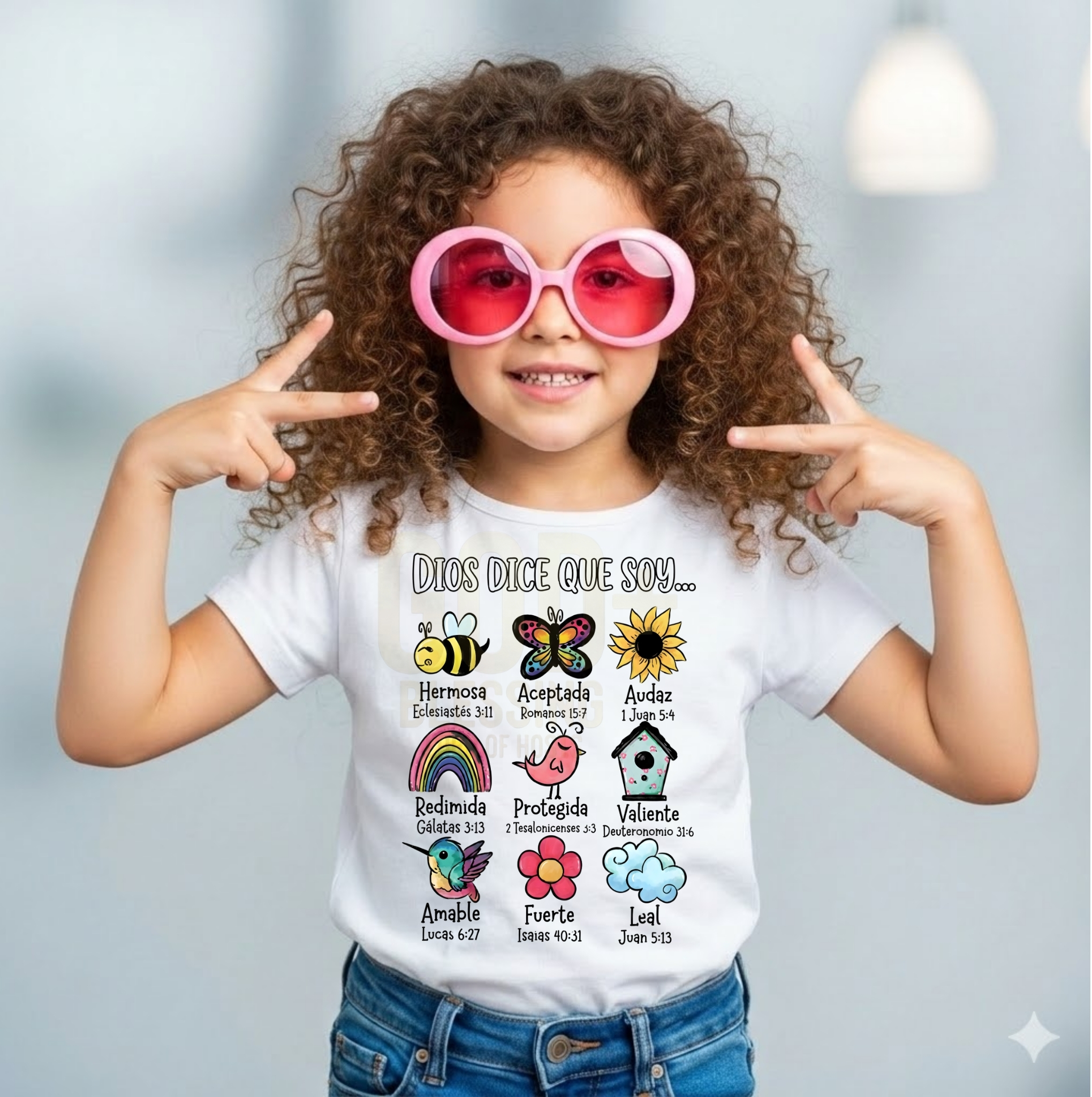 Remera infantil ""Dios dice quien Soy"