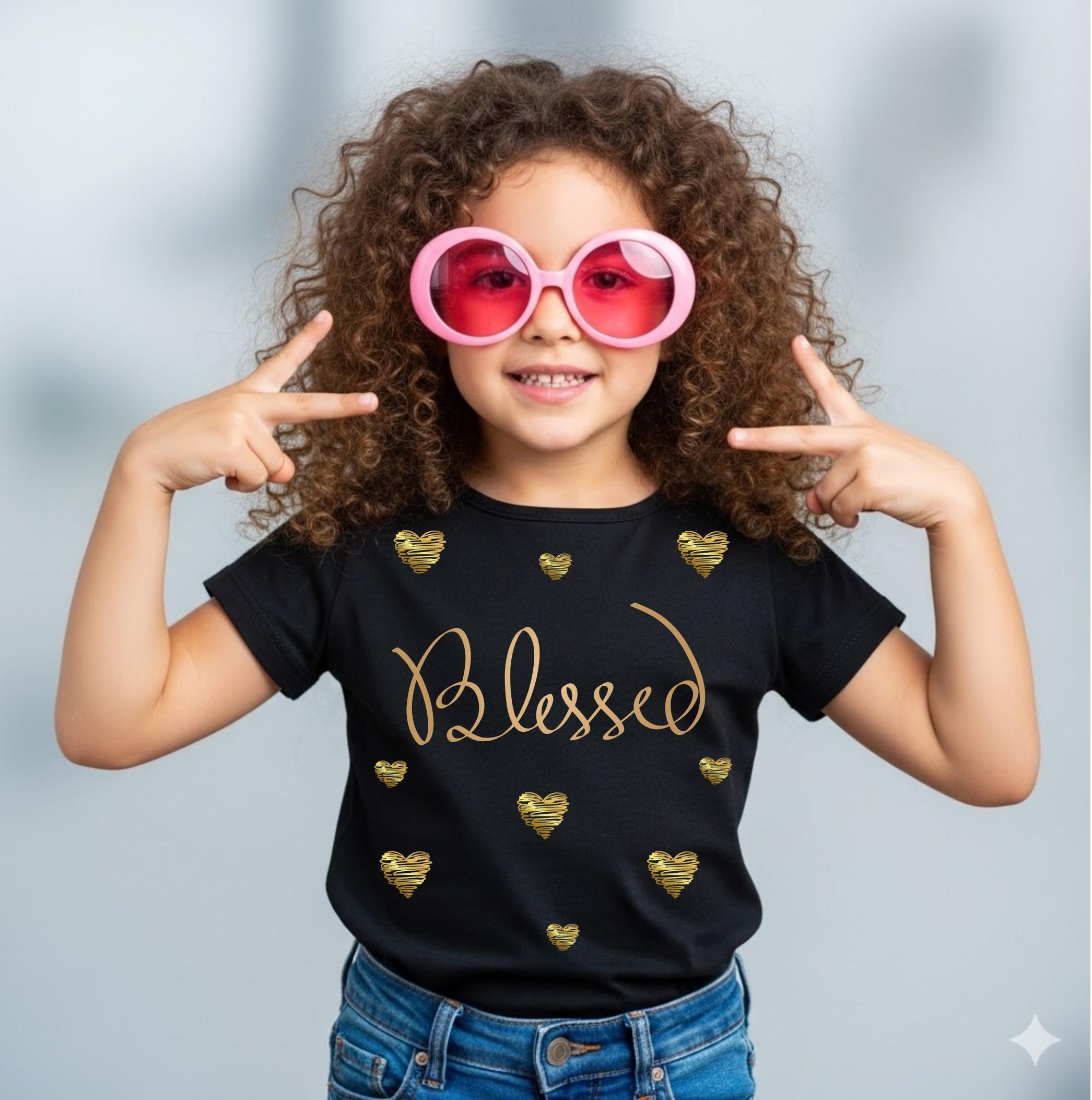Remera infantil 'Blessed'