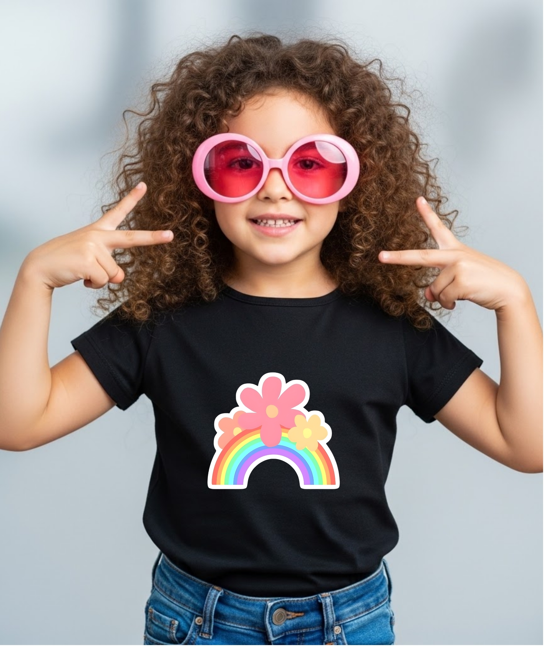 Remera infantil "arcoíris"