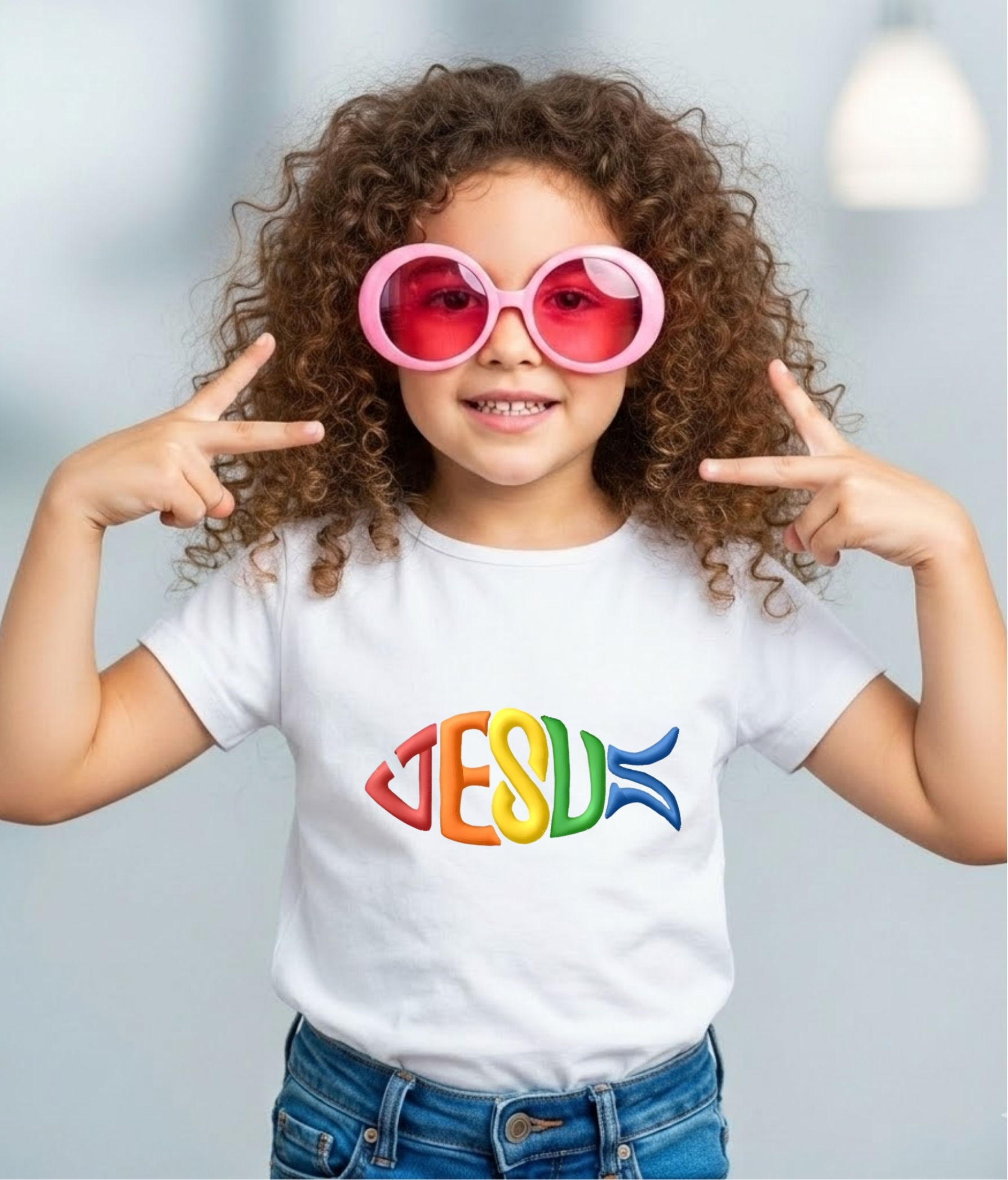 Remera Infantil ""JESUS"