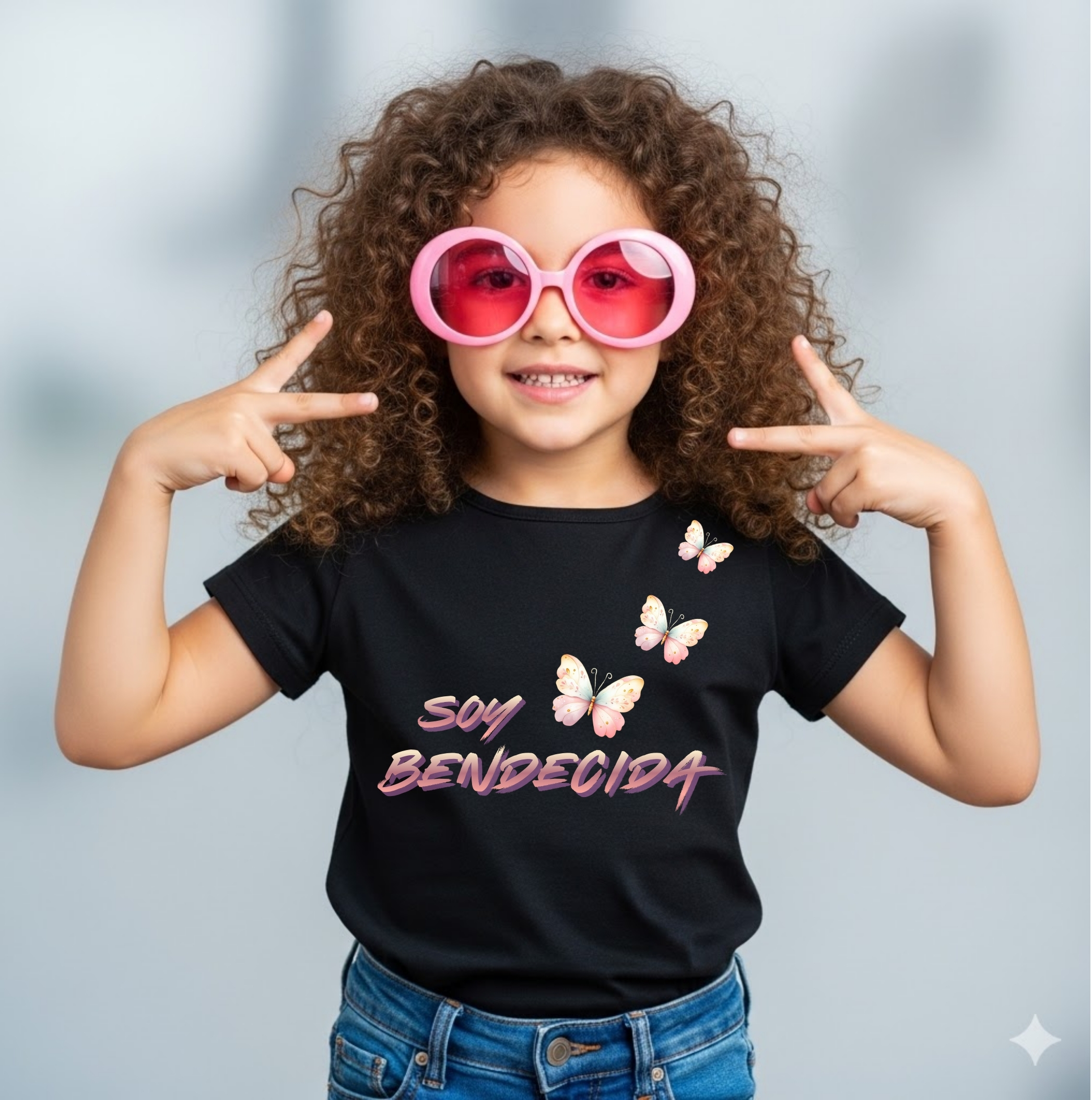 Remera infantil 'Soy Bendecida'