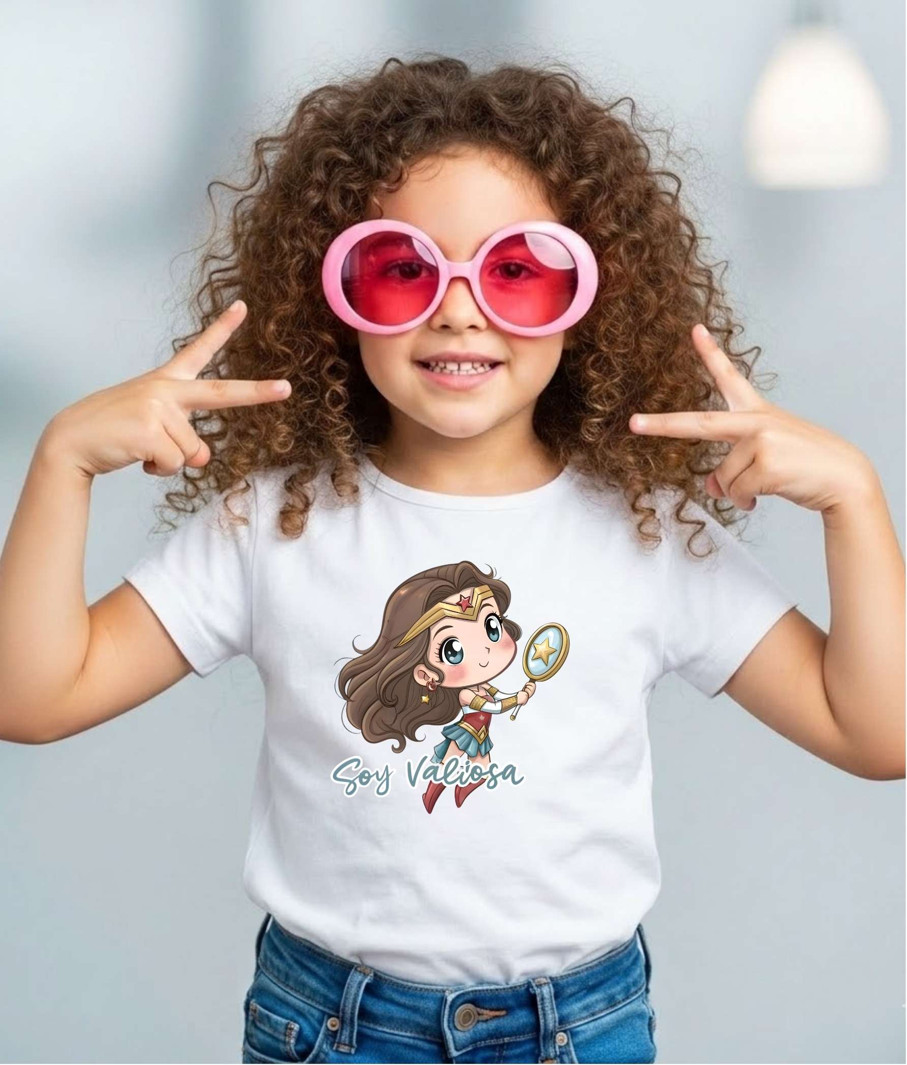 Remera Infantil "Soy valiosa" 