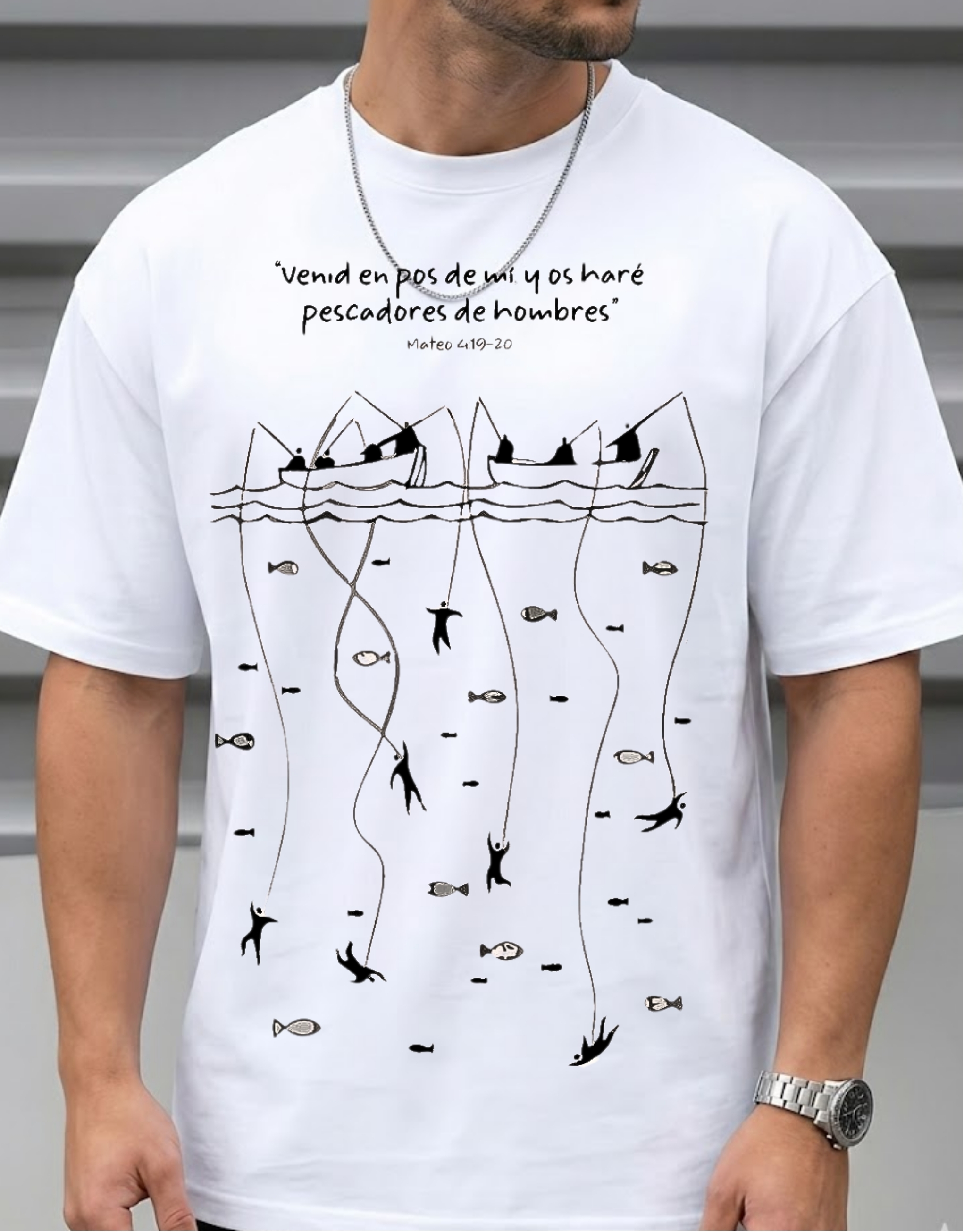 Remera "Mateo 4:19-20"