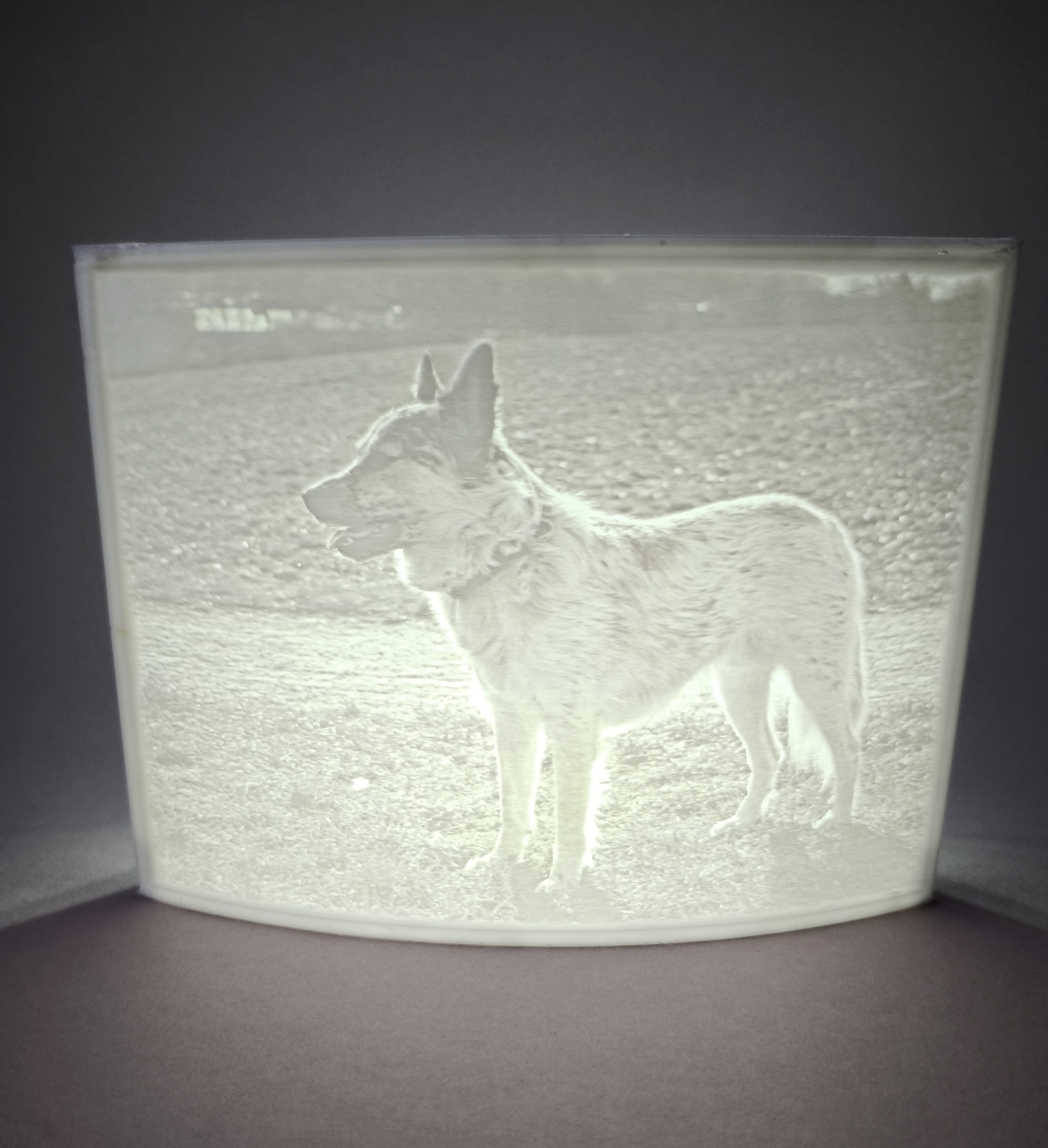  3D-Foto Lithophane – ein Bild, das vom Licht lebt
