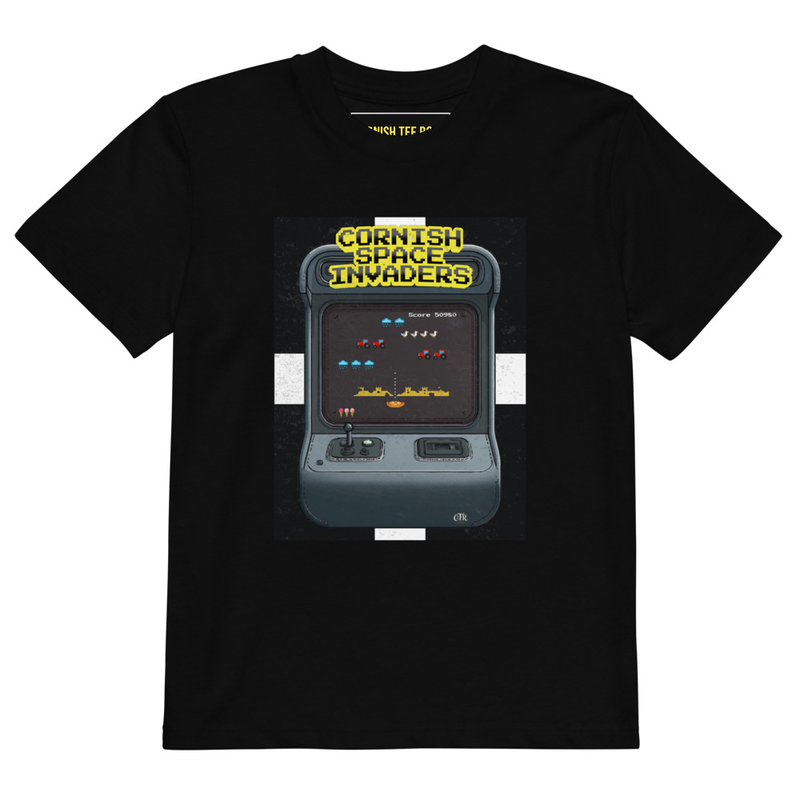 Kids Cornish Space Invaders Tee